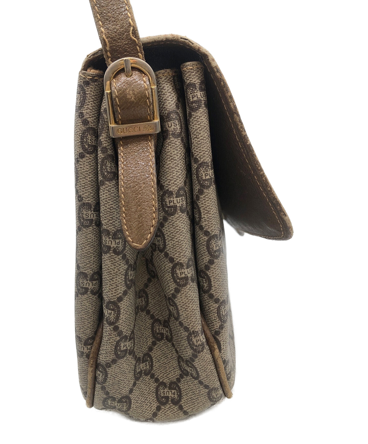 中古・古着通販】GUCCI PLUS (グッチ プラス) GGスプリーム グレー