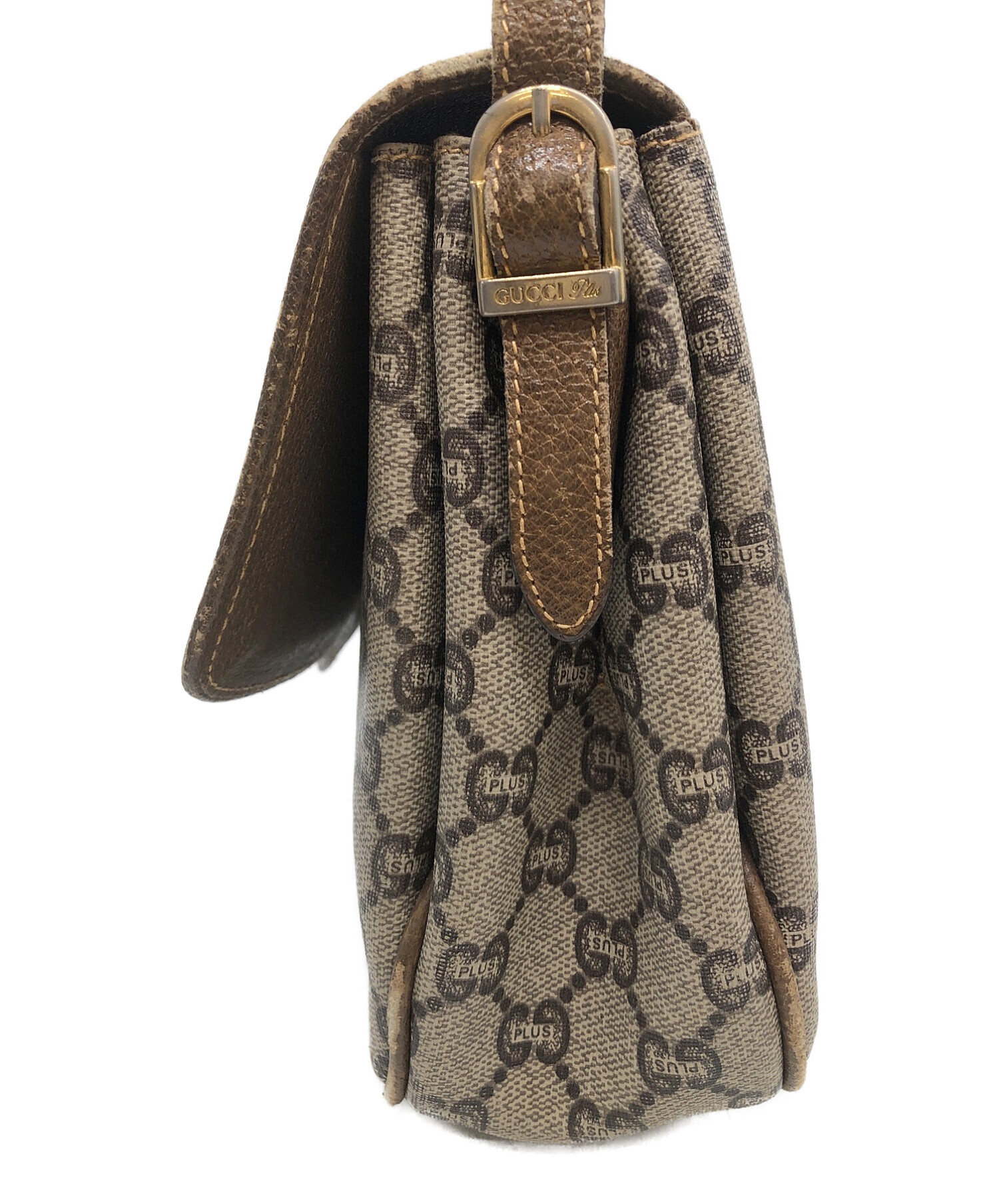 中古・古着通販】GUCCI PLUS (グッチ プラス) GGスプリーム グレー 
