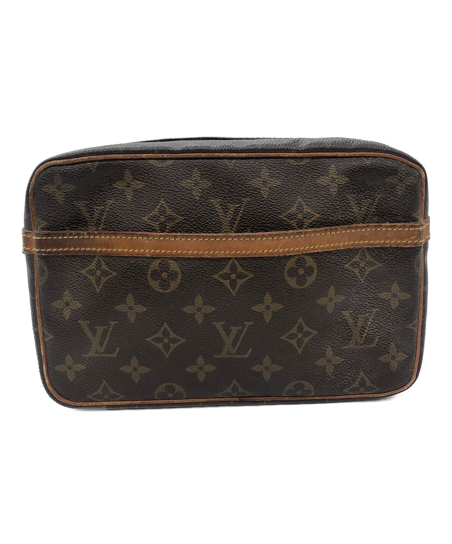 【希少】ルイヴィトン ポーチ コンピェーニュ23 モノグラム 正規品 希少】ルイヴィトン ポーチ コンピェーニュ23 モノグラム 正規品