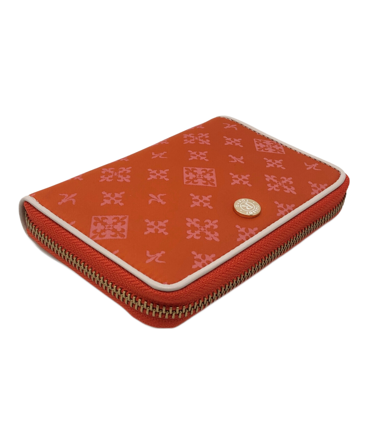 中古・古着通販】russet (ラシット) 2つ折り財布 オレンジ｜ブランド