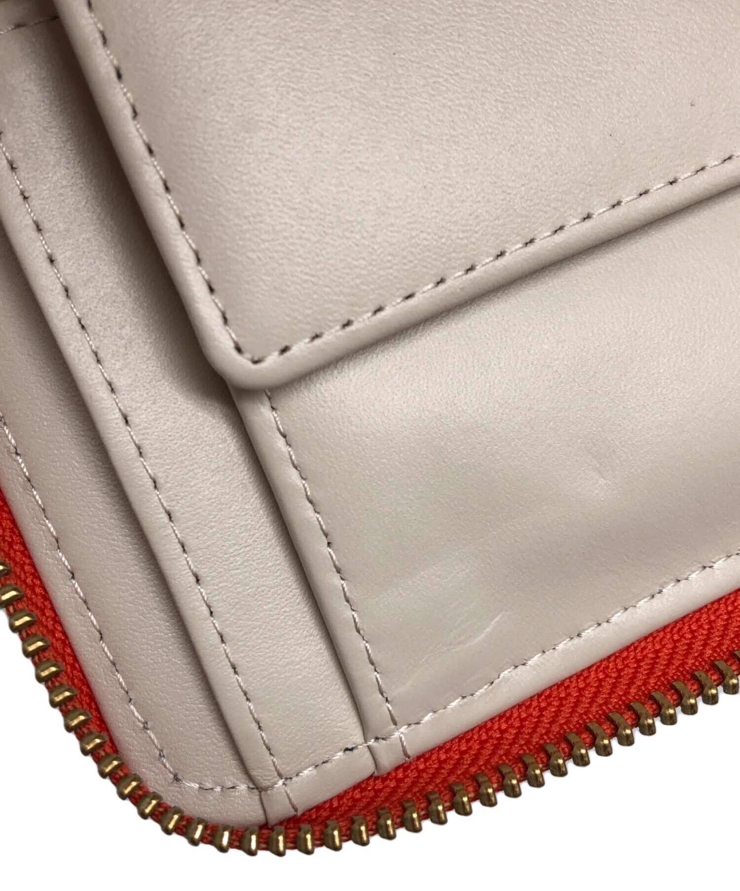 中古・古着通販】russet (ラシット) 2つ折り財布 オレンジ｜ブランド