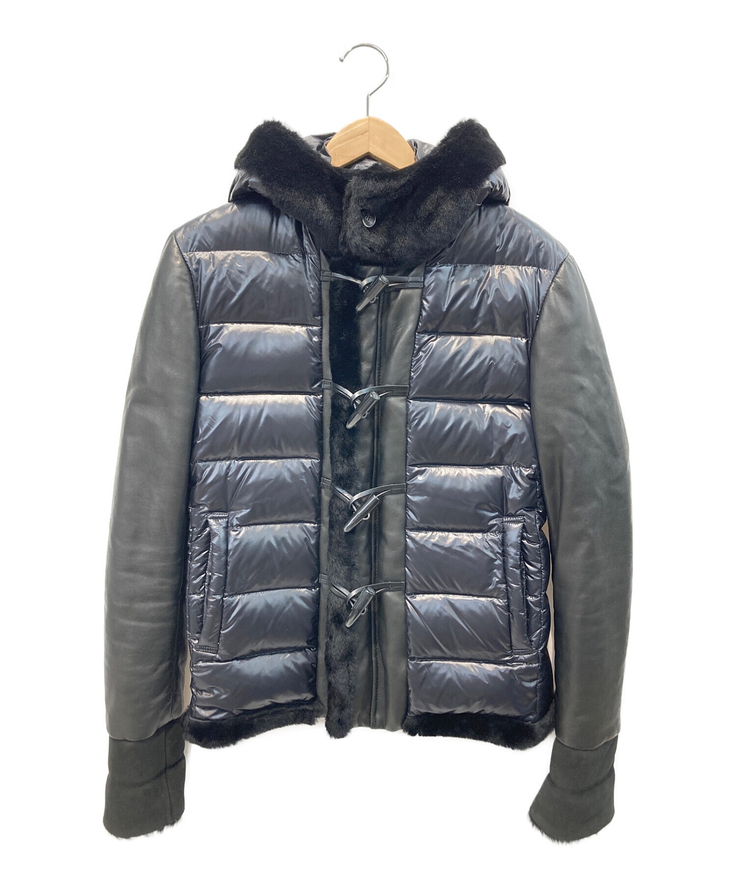 エンメティ EMMETI ムートン ダウンジャケット ブラック 異素材 エンメティ EMMETI ムートン ダウンジャケット ブラック 異素材 楽天