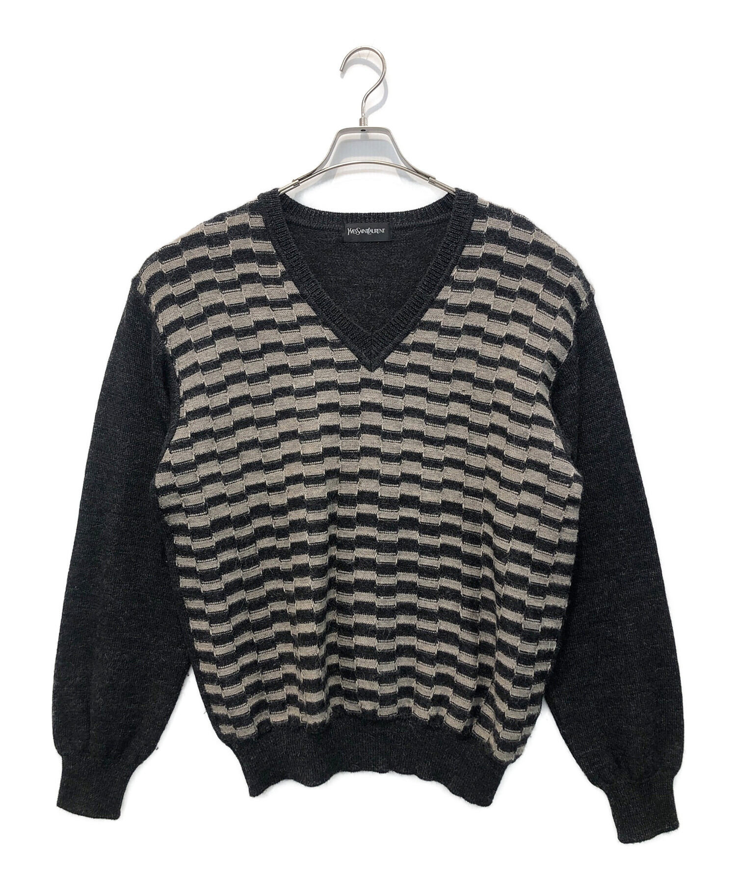 Yves Saint Laurent イヴサンローラン Vネックセーター 中古・古着通販