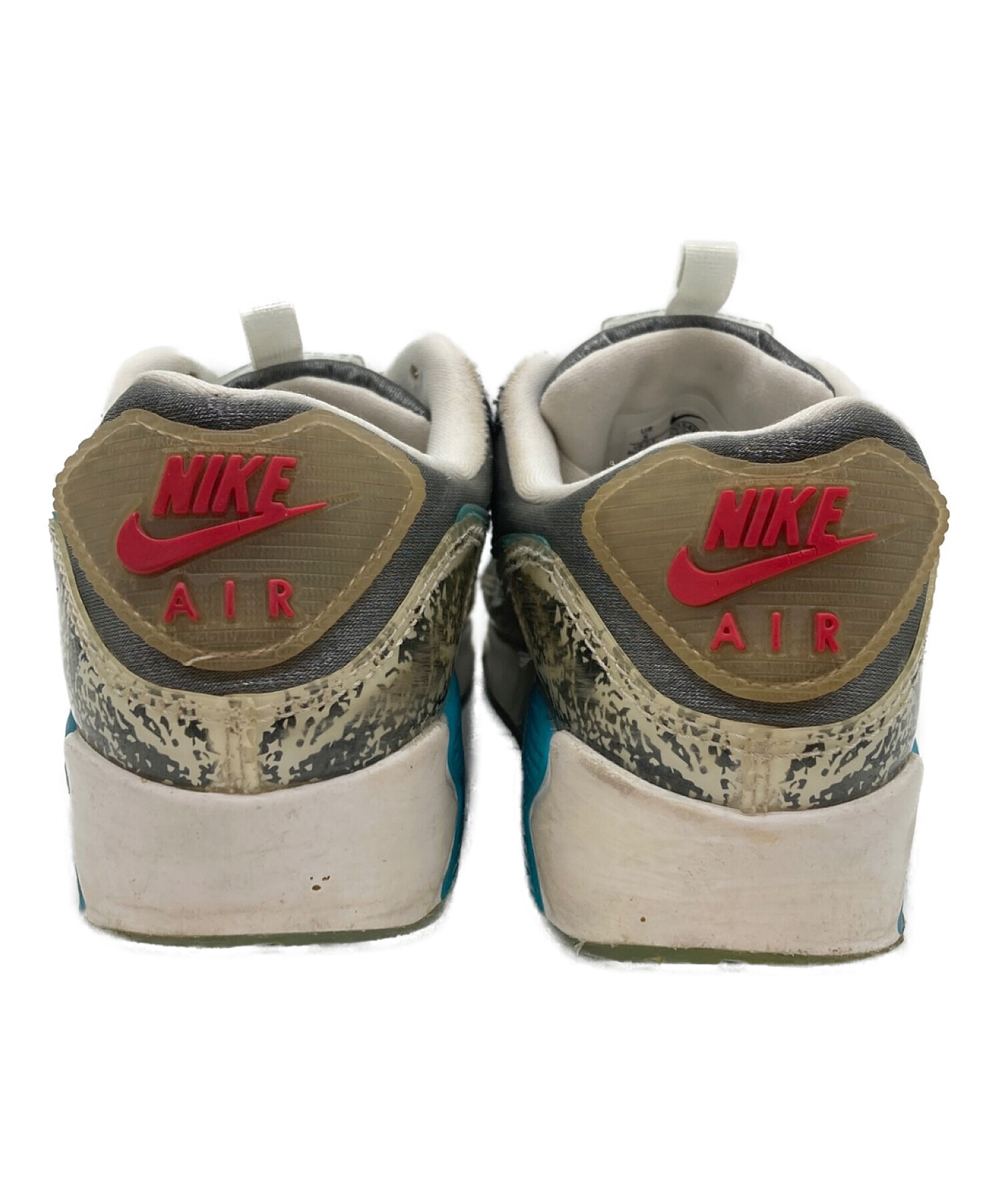 中古・古着通販】NIKE (ナイキ) AIR MAX 90 SE グレー×スカイブルー