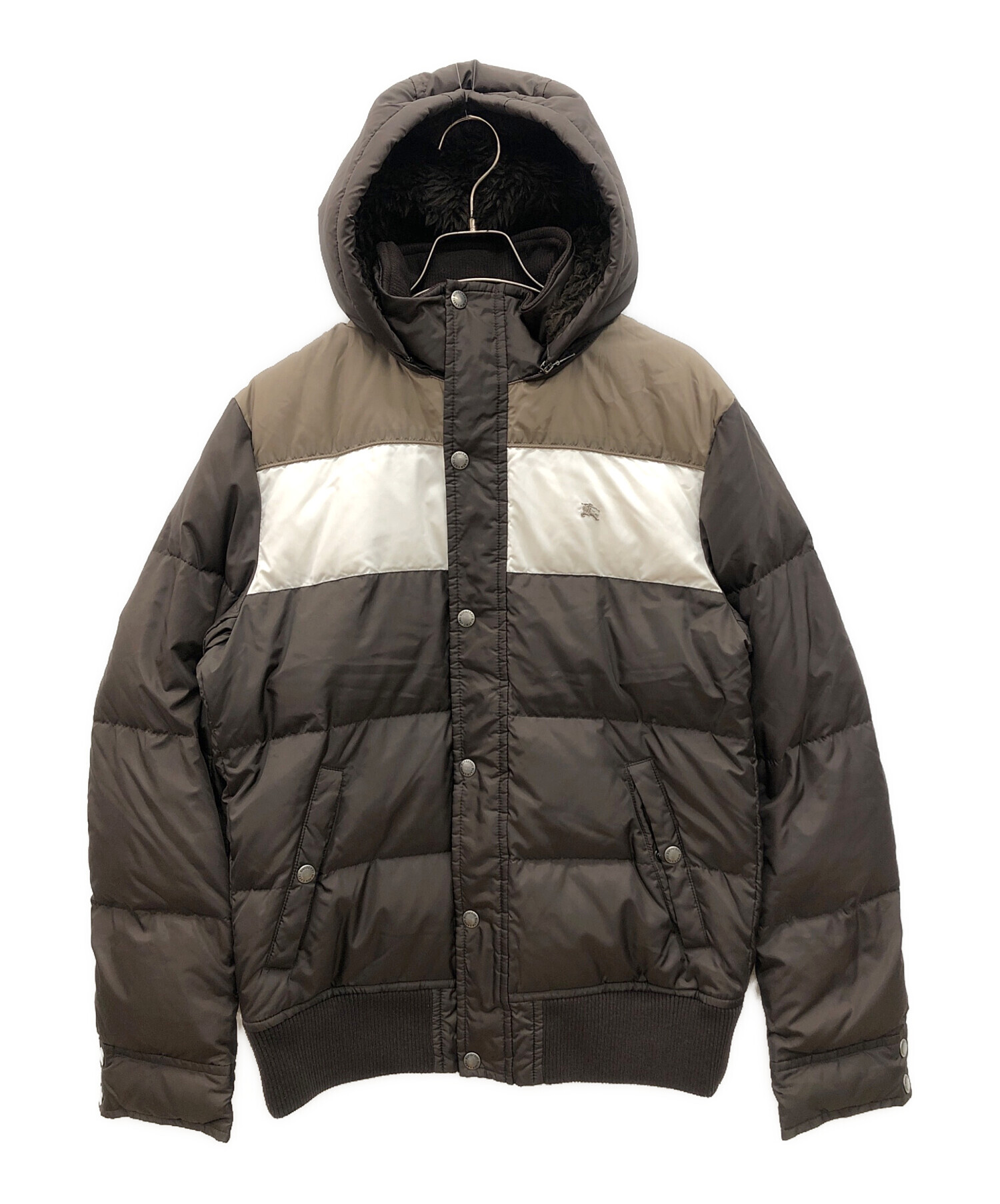 BURBERRY BLACK LABEL ダウンジャケット ブラウンLサイズ