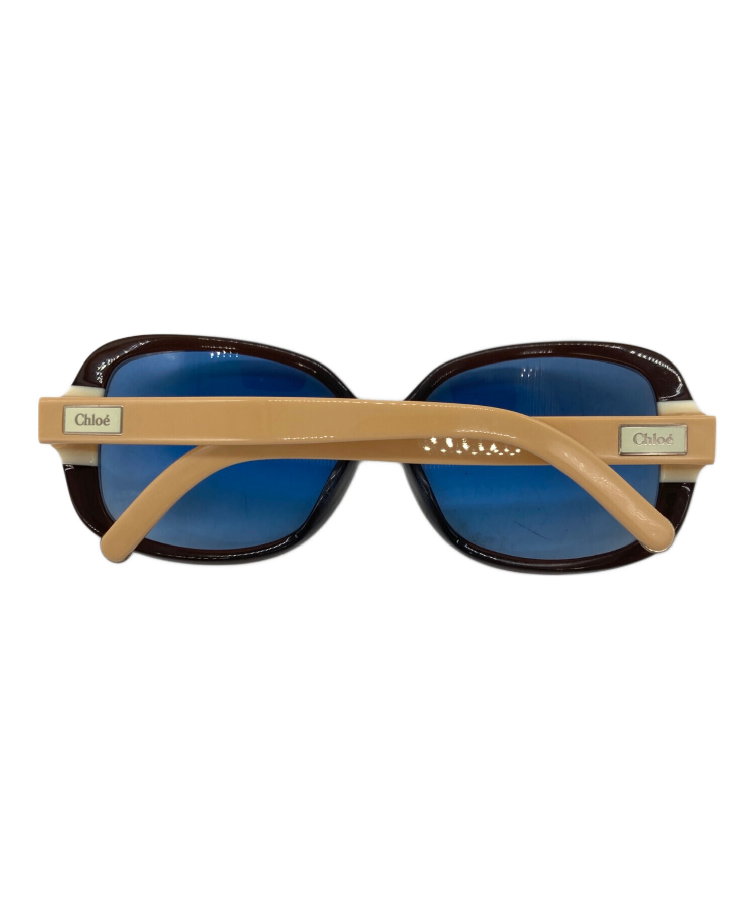 Chloé Chloe サングラス☆美品 ブラウンラウンドサングラス ケース付き