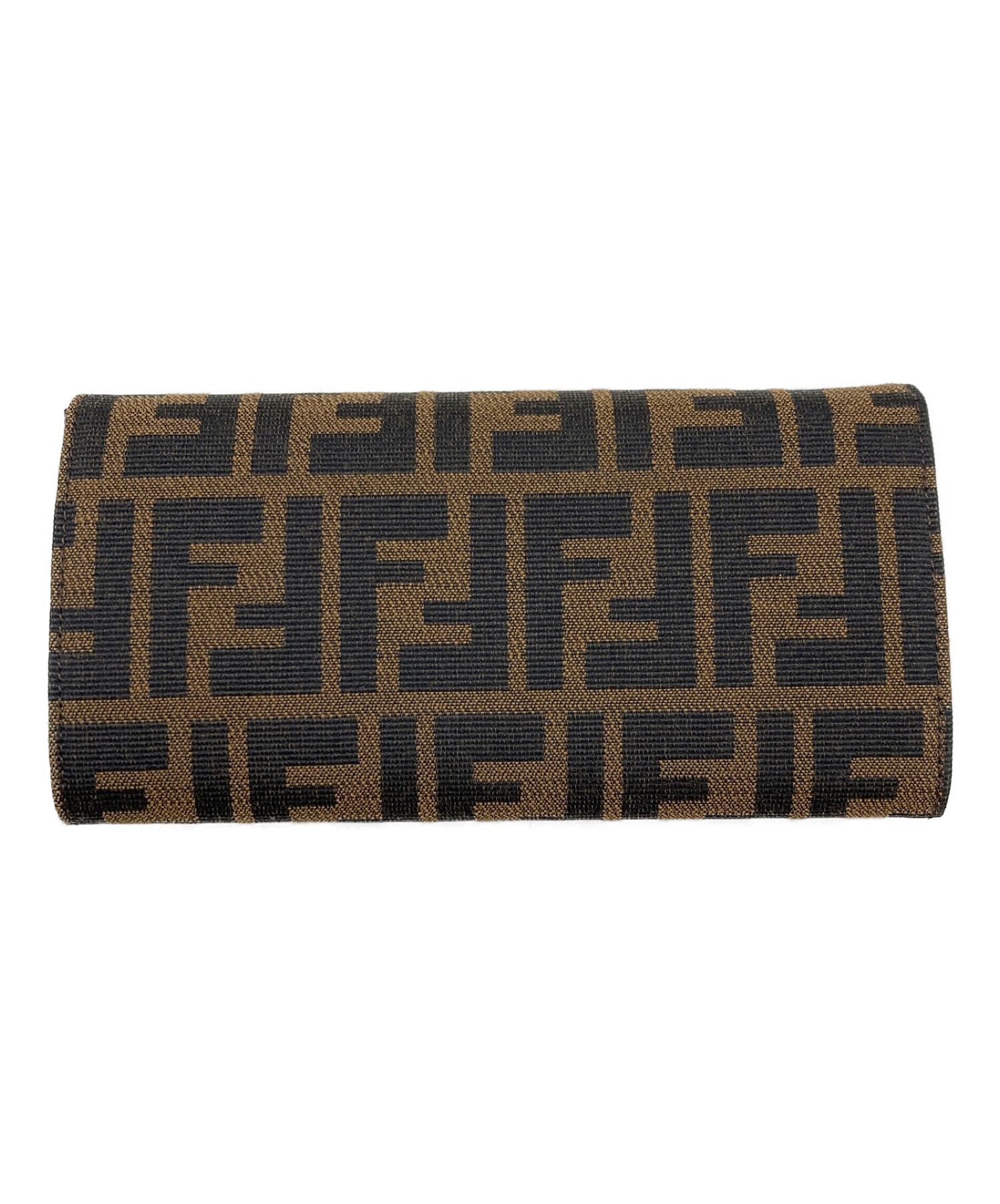 中古・古着通販】FENDI (フェンディ) ズッカ柄長財布 ブラウン