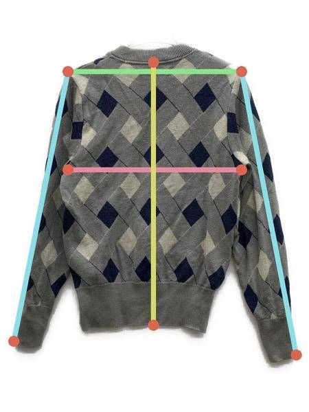 中古・古着通販】FRED PERRY (フレッドペリー) アーガイルニット