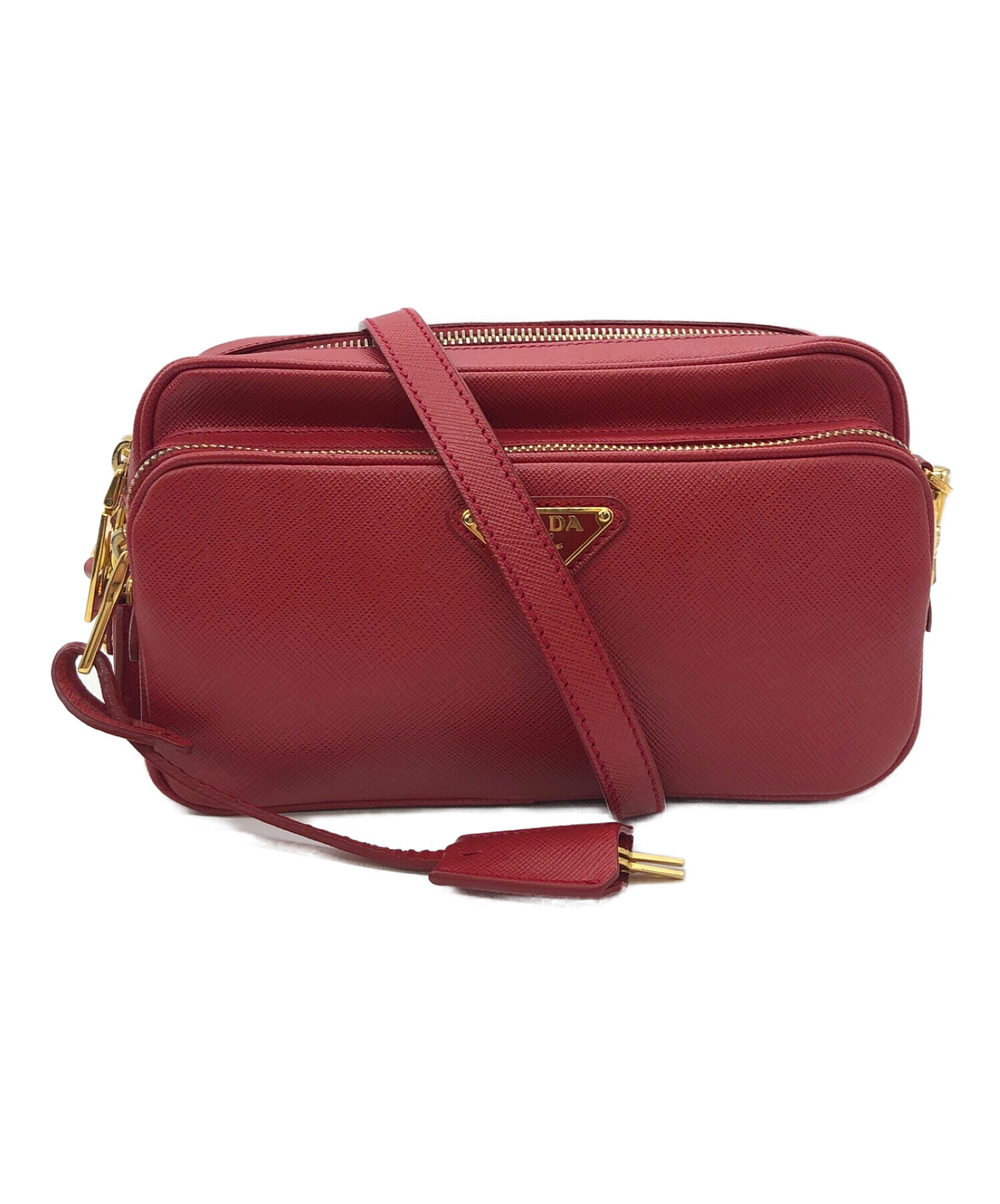 中古・古着通販】PRADA (プラダ) サフィアーノレザーショルダー
