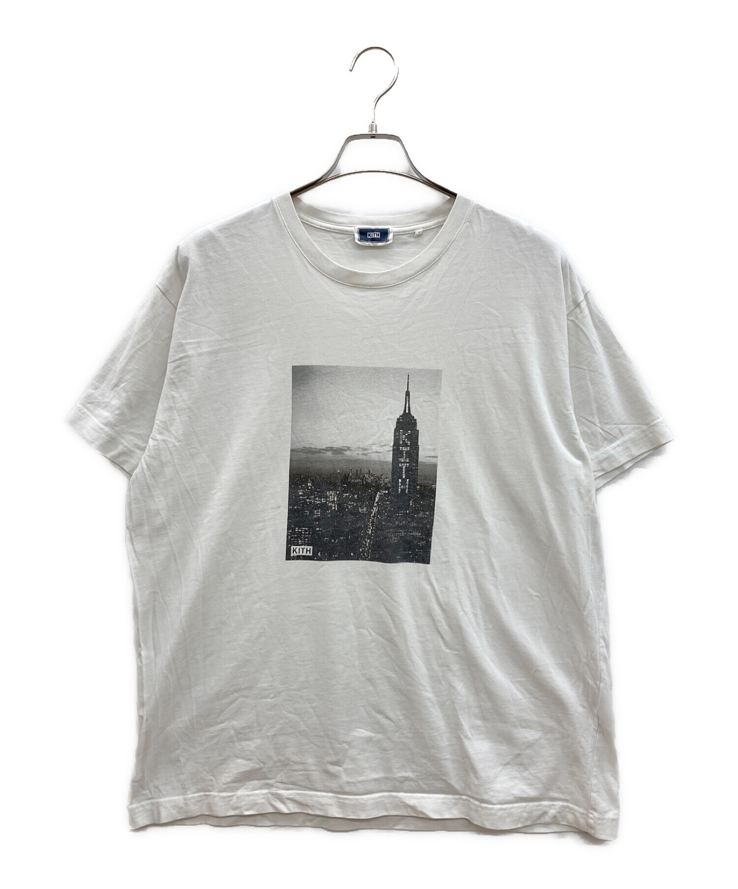 中古・古着通販】KITH (キス) プリントTシャツ ホワイト サイズ:L 
