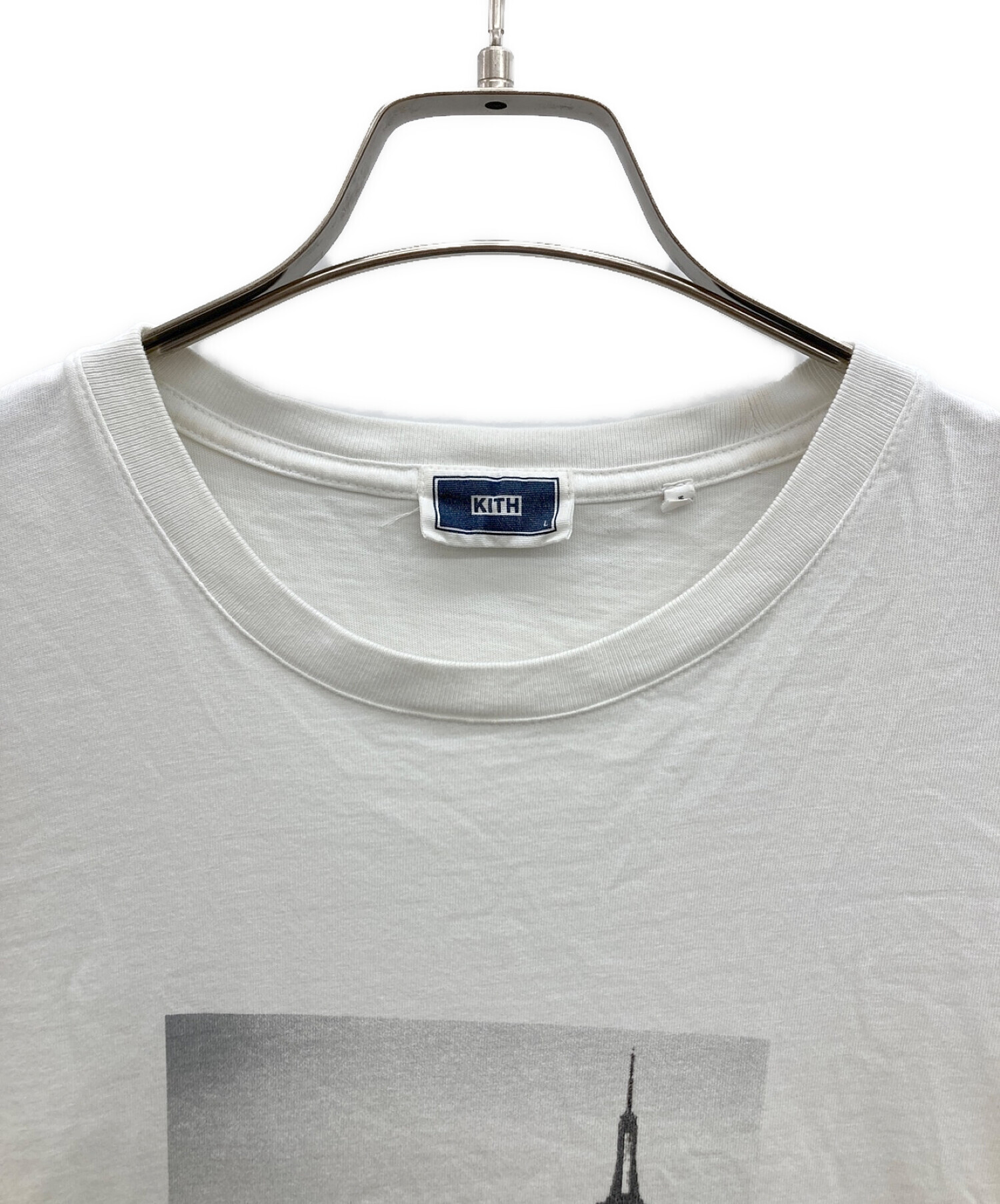 中古・古着通販】KITH (キス) プリントTシャツ ホワイト サイズ:L 