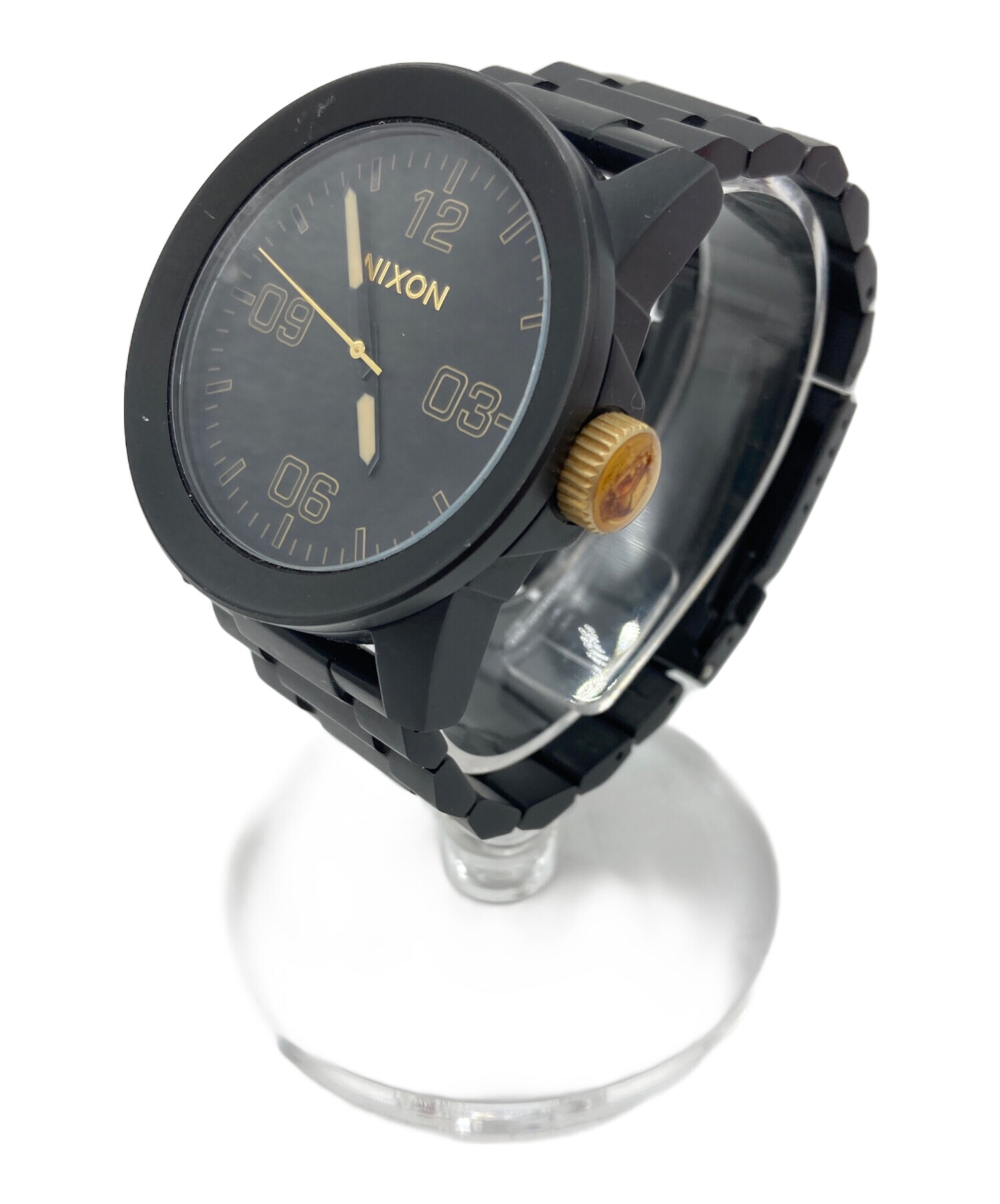 壁掛け時計　ニクソン　Nixon非売品　ジャンク 中古・古着通販】NIXON (ニクソン) 腕時計 ブラック｜ブランド・古着