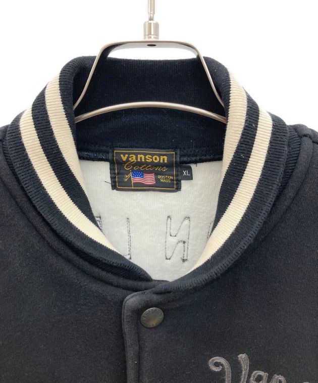 中古・古着通販】VANSON (バンソン) ワンスタースタジャン ブラック