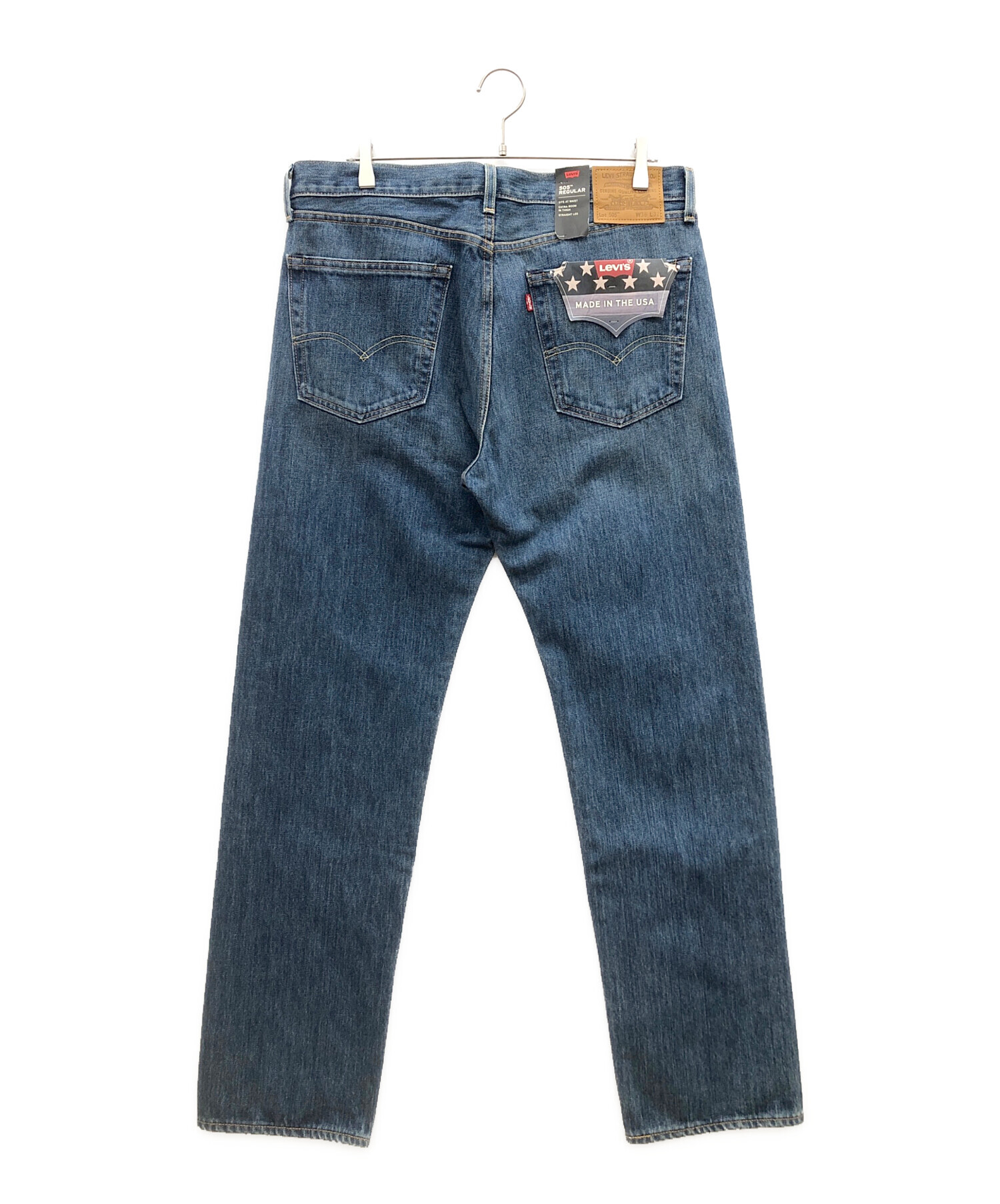 中古・古着通販】LEVI'S (リーバイス) 505復刻デニムパンツ ブルー