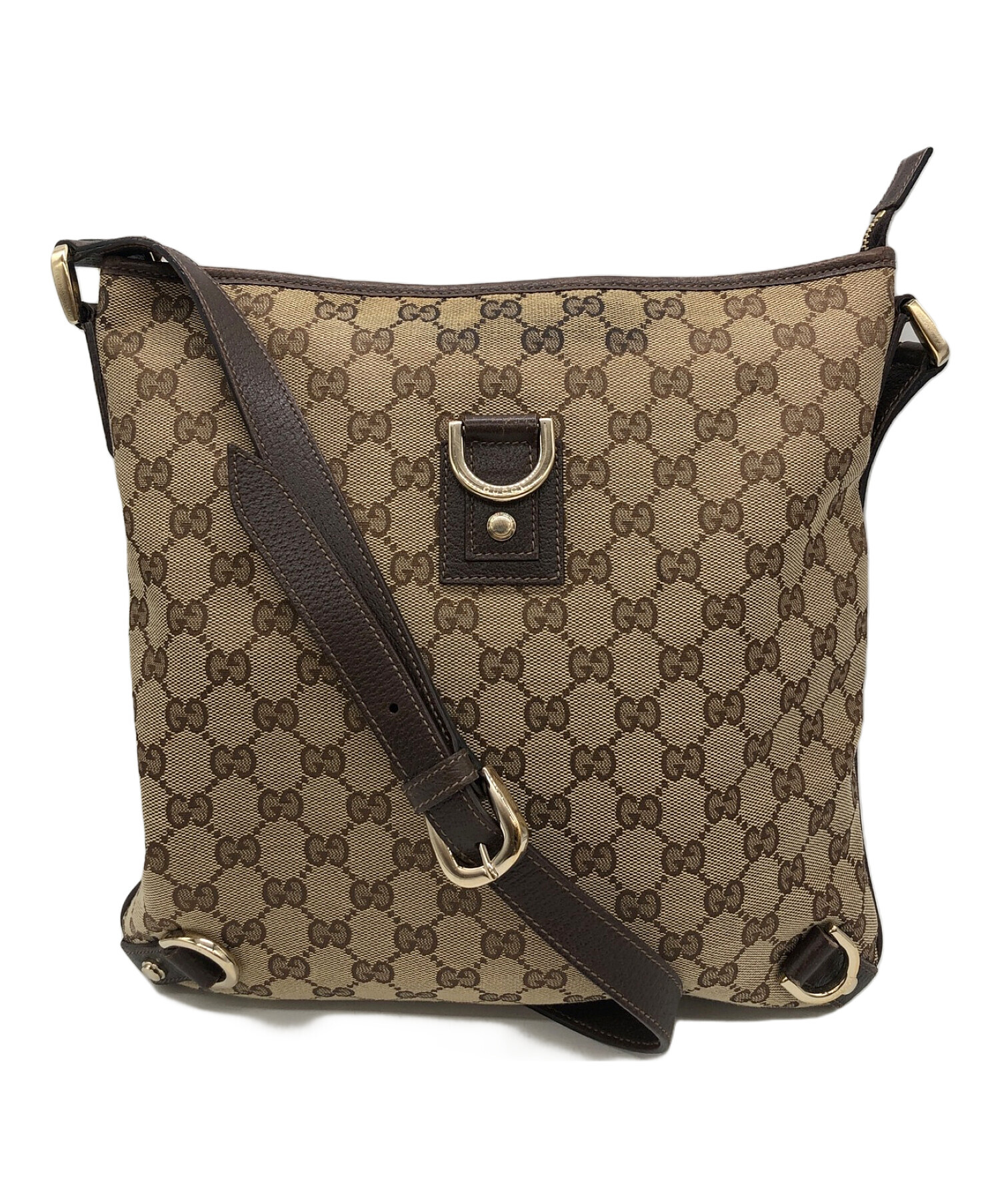中古・古着通販】GUCCI (グッチ) GGキャンバスショルダーバッグ アビー 