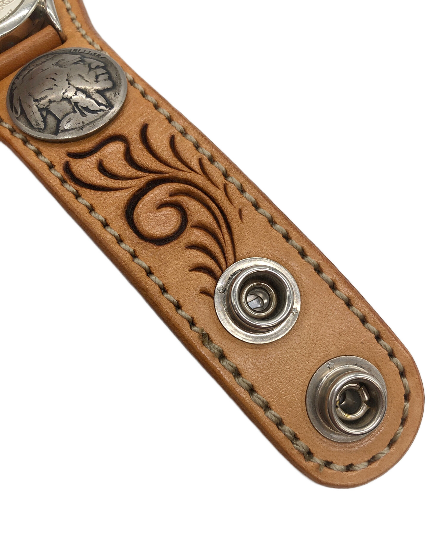 中古・古着通販】KC's LEATHER CRAFT (ケーシーズ) レザーバングル