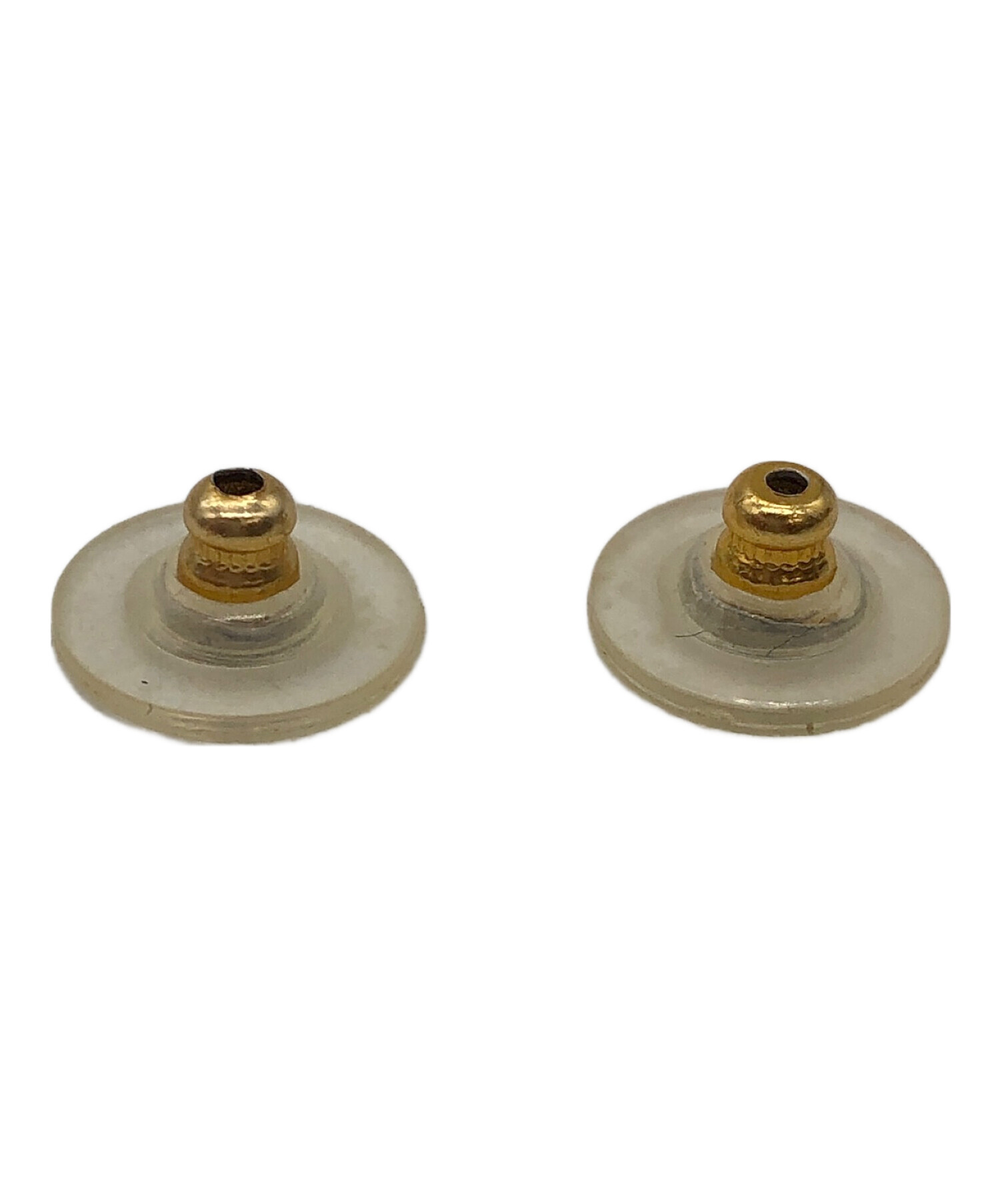 中古・古着通販】CHANEL (シャネル) レジンコンビココマークピアス  