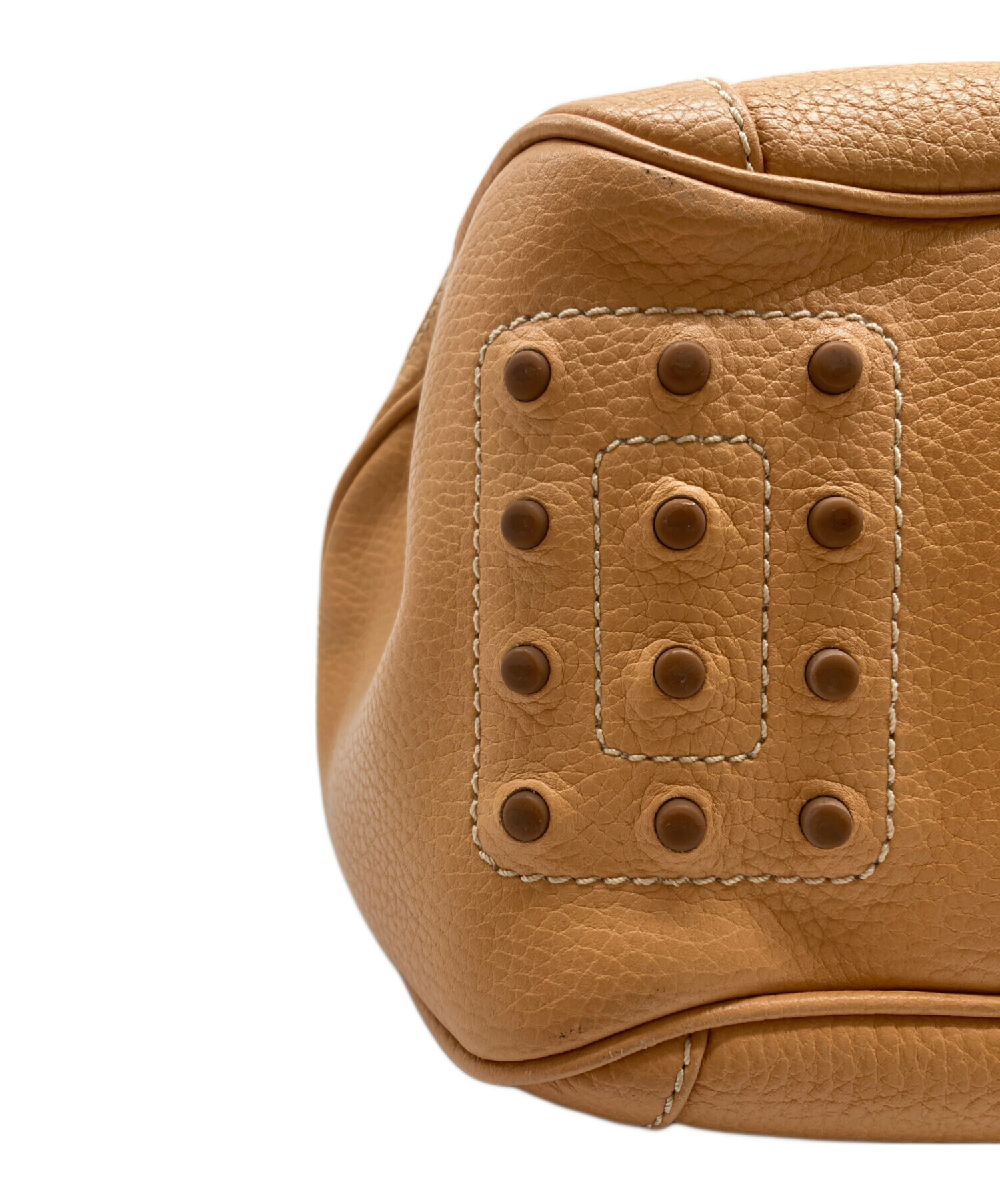 中古・古着通販】TOD'S (トッズ) レザーハンドバッグ キャメル