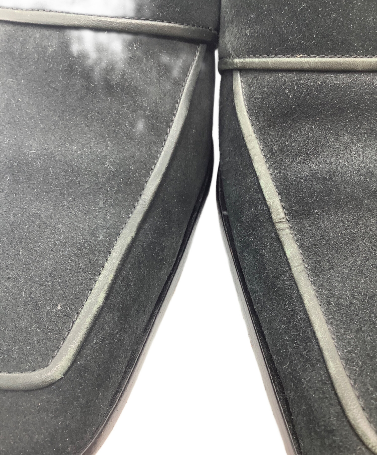 UNITED ARROWS グレー ジュ　スエード ローファー 中古・古着通販】UNITED ARROWS (ユナイテッドアローズ) スエード