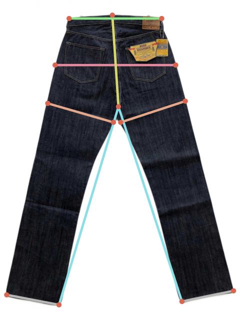 中古・古着通販】BUZZ RICKSON'S (バズリクソンズ) セルビッチデニム