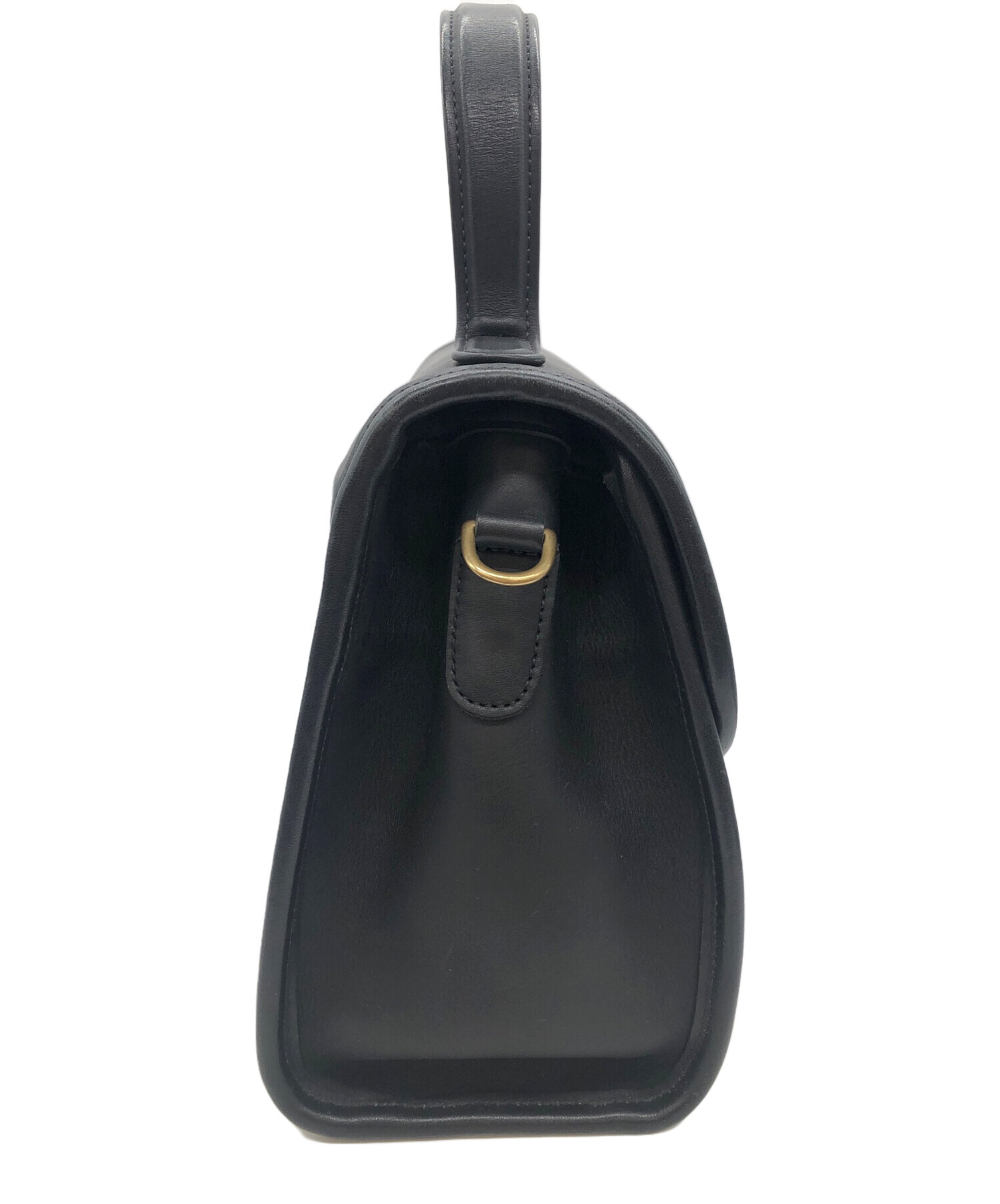 中古・古着通販】COACH (コーチ) ターンロック2WAYバッグ ブラック