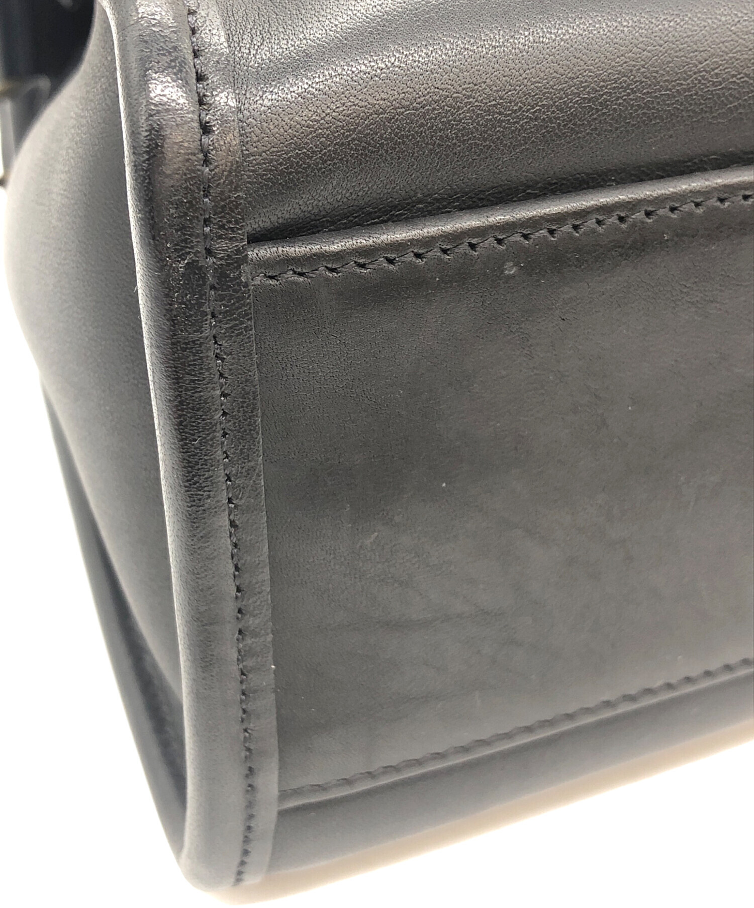 中古・古着通販】COACH (コーチ) ターンロック2WAYバッグ ブラック