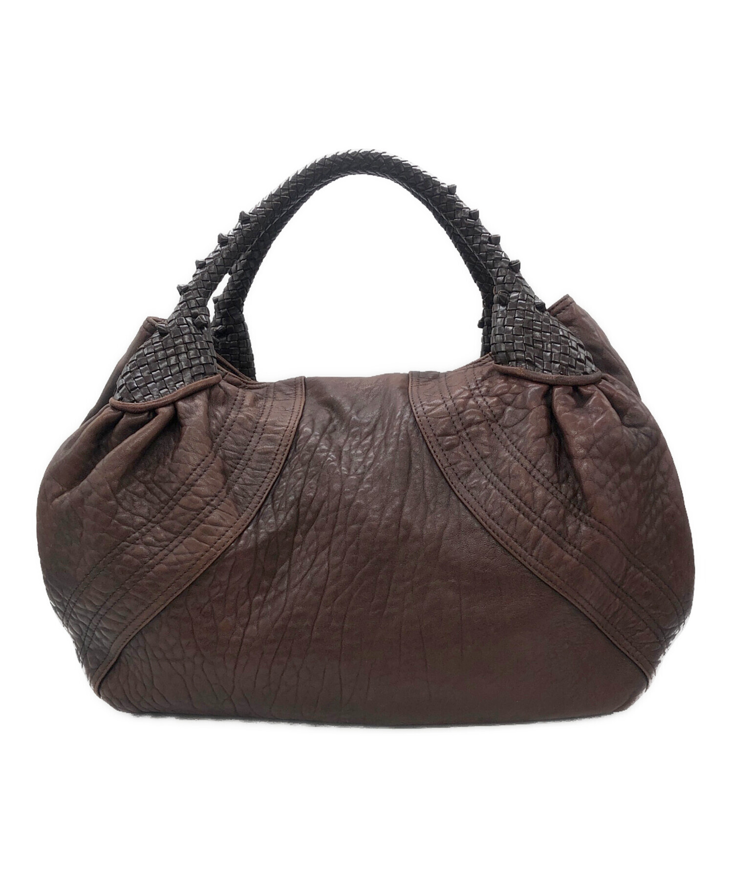 FENDI (フェンディ) ハンドバッグ スパイバッグ ブラウン FENDI 