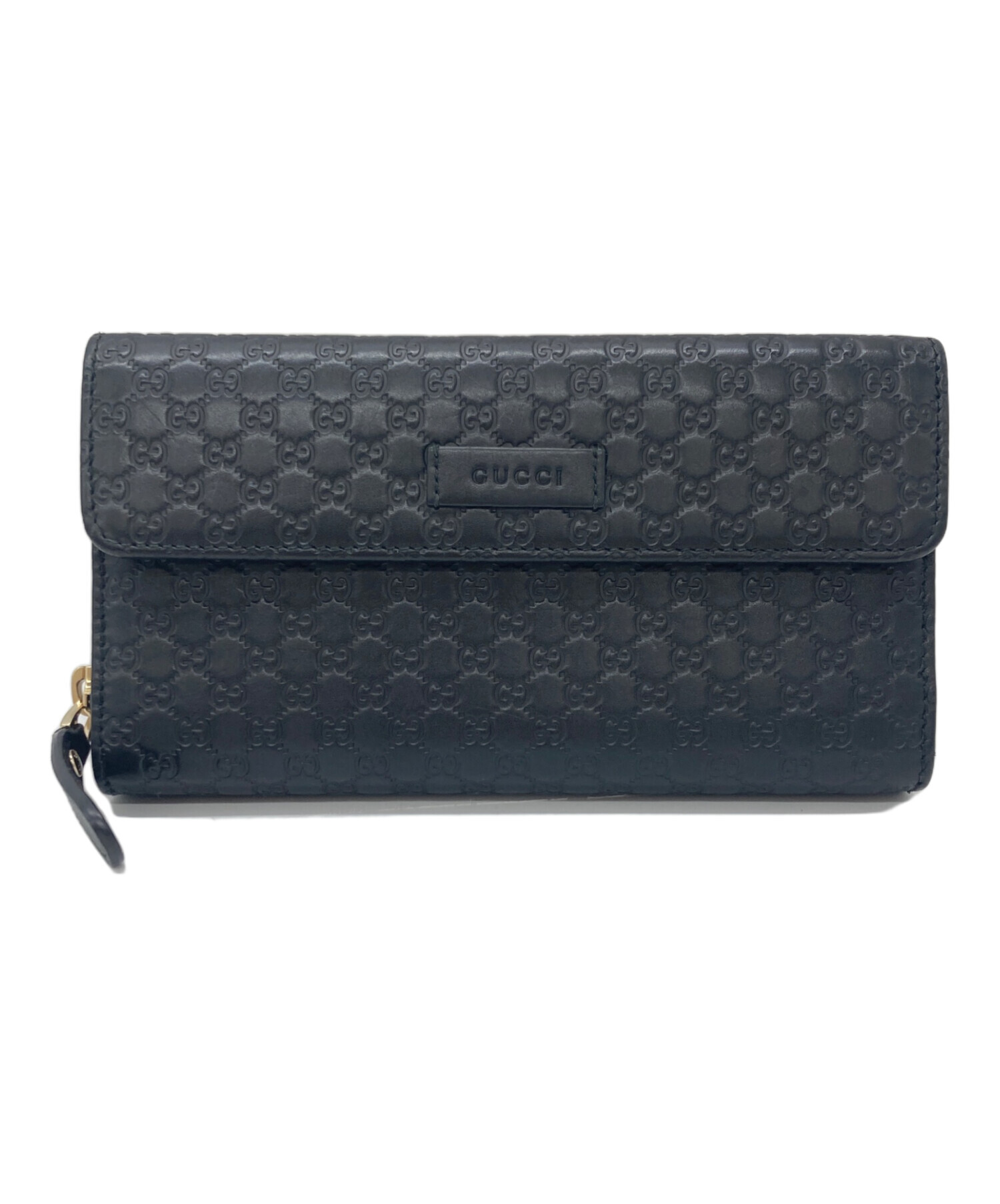 中古・古着通販】GUCCI (グッチ) マイクログッチシマ ブラック 