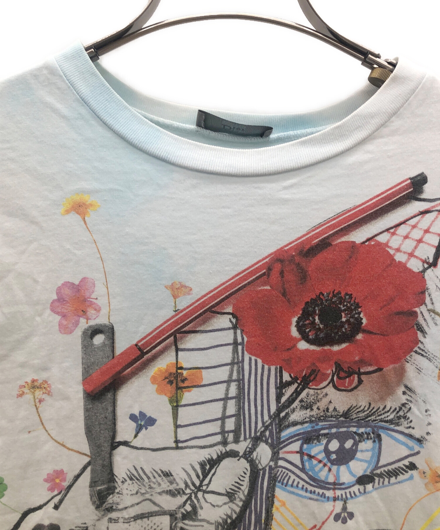 中古・古着通販】DIOR HOMME (ディオール オム) プリントTシャツ