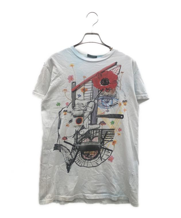 中古・古着通販】DIOR HOMME (ディオール オム) プリントTシャツ