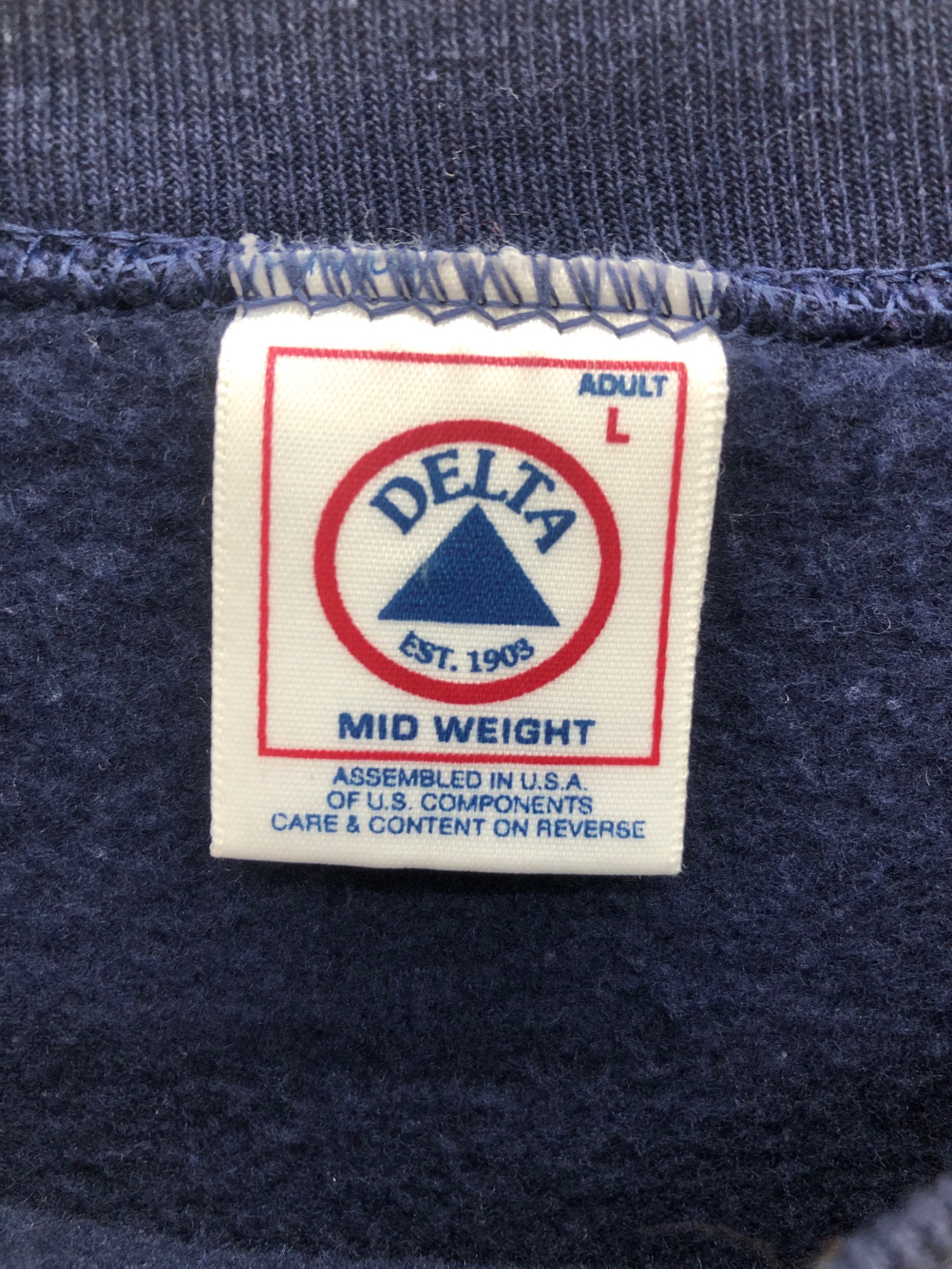 中古・古着通販DELTA (デルタ) 90s刺繍スウェット KENTUCKY ネイビー