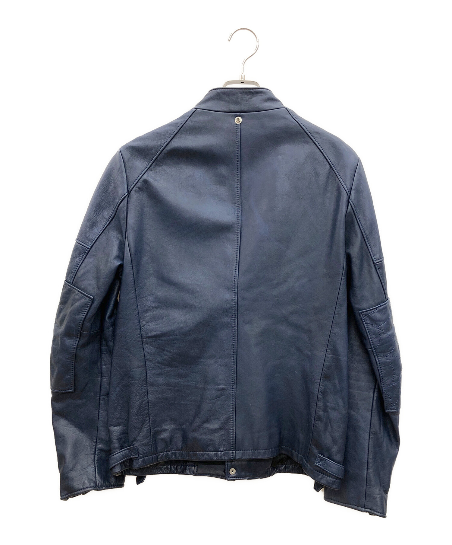ライダースジャケット ドレストリップ サイズ1 drestrip (ドレストリップ) レザーライダースジャケット ブルー サイズ:1