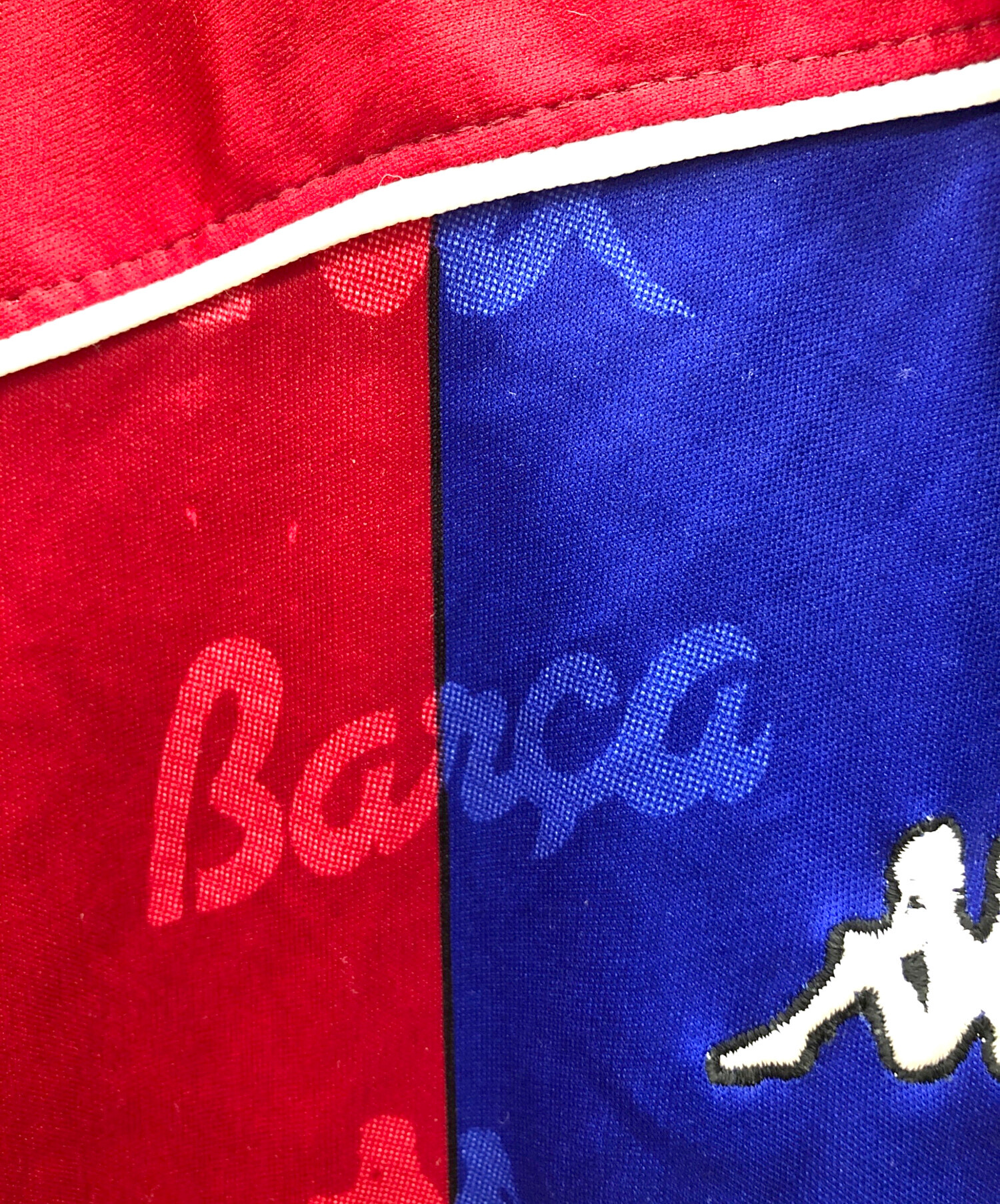 中古・古着通販】KAPPA (カッパ) 90sゲームシャツ ネイビー×レッド