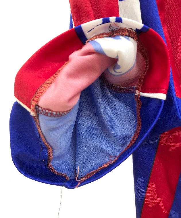 中古・古着通販】KAPPA (カッパ) 90sゲームシャツ ネイビー×レッド