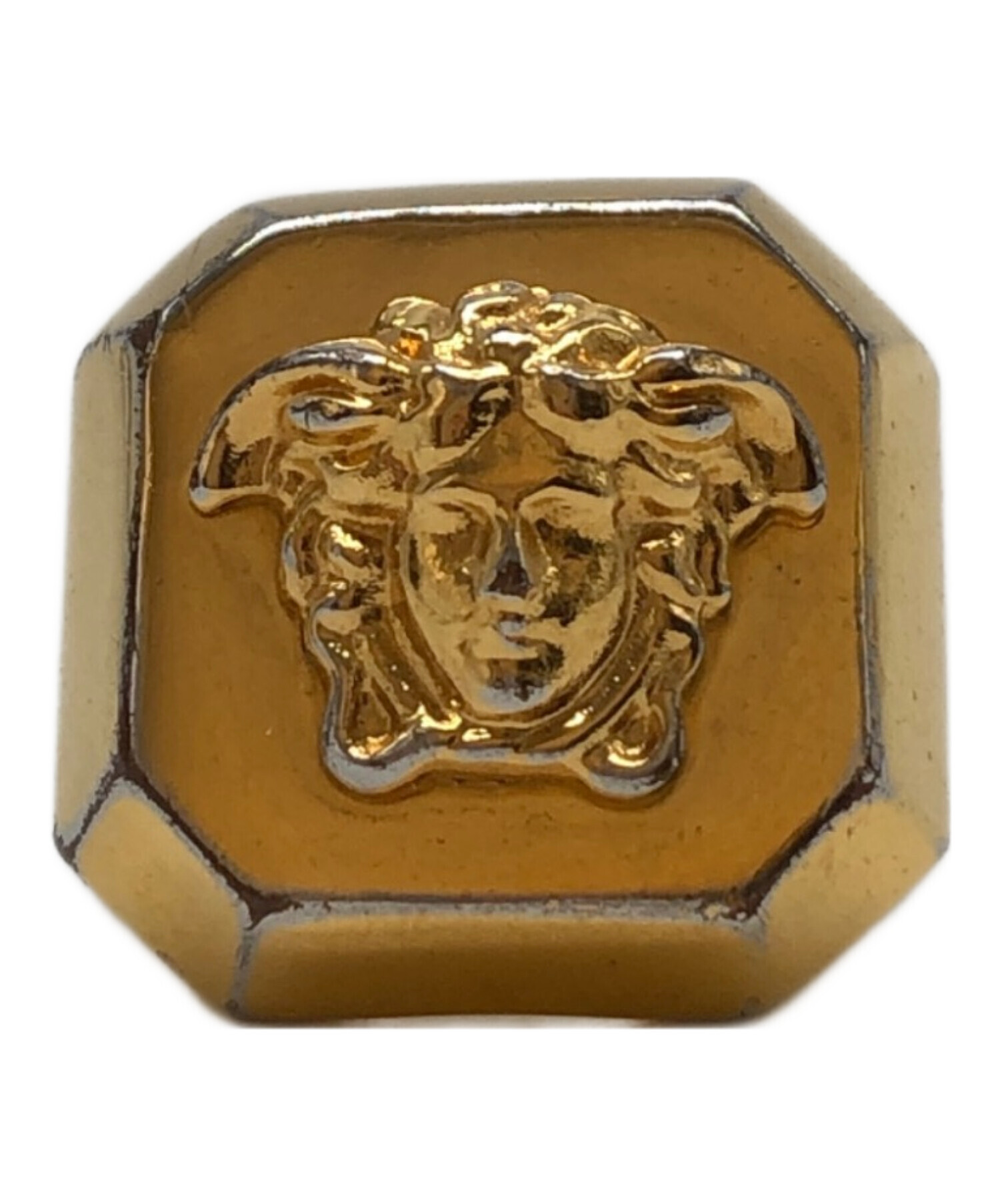 中古・古着通販】VERSACE (ヴェルサーチ) リング ゴールドカラー 