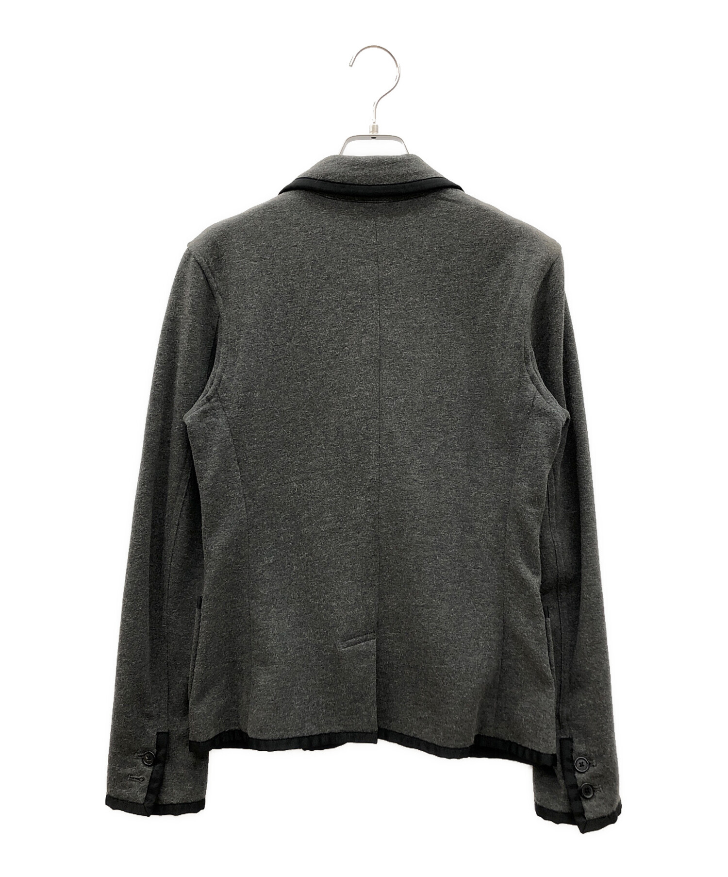 RALPH LAUREN テーラードジャケット ダークグレー　ワッペン　2サイズ RALPH LAUREN」ワッペン付き テーラードジャケット ブラック - 古着屋