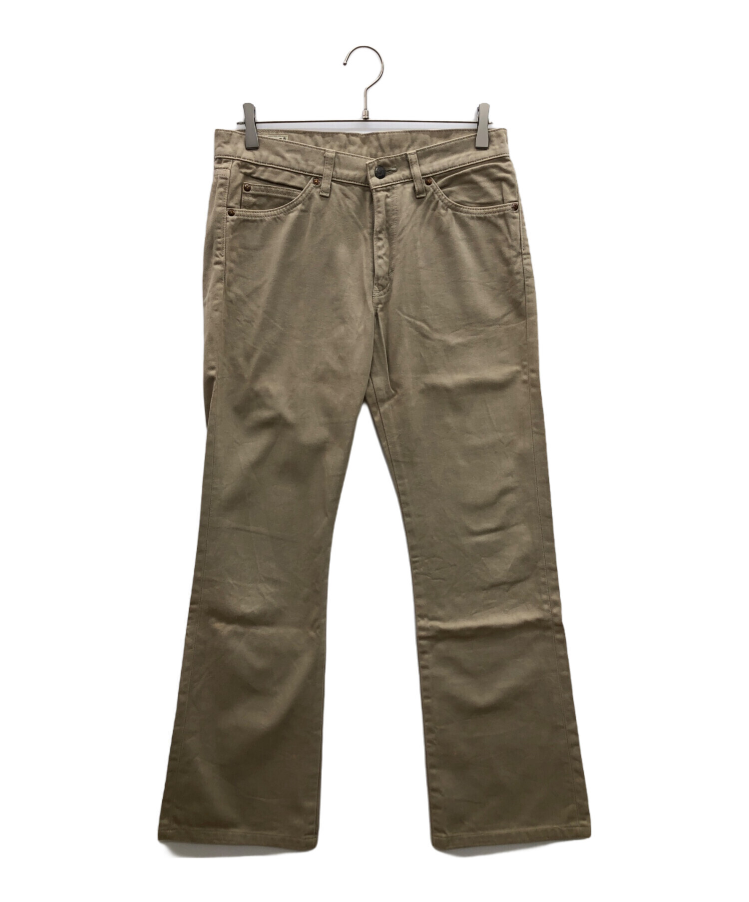 中古・古着通販】LEE (リー) 70sベルボトムパンツ ベージュ サイズ:W32 