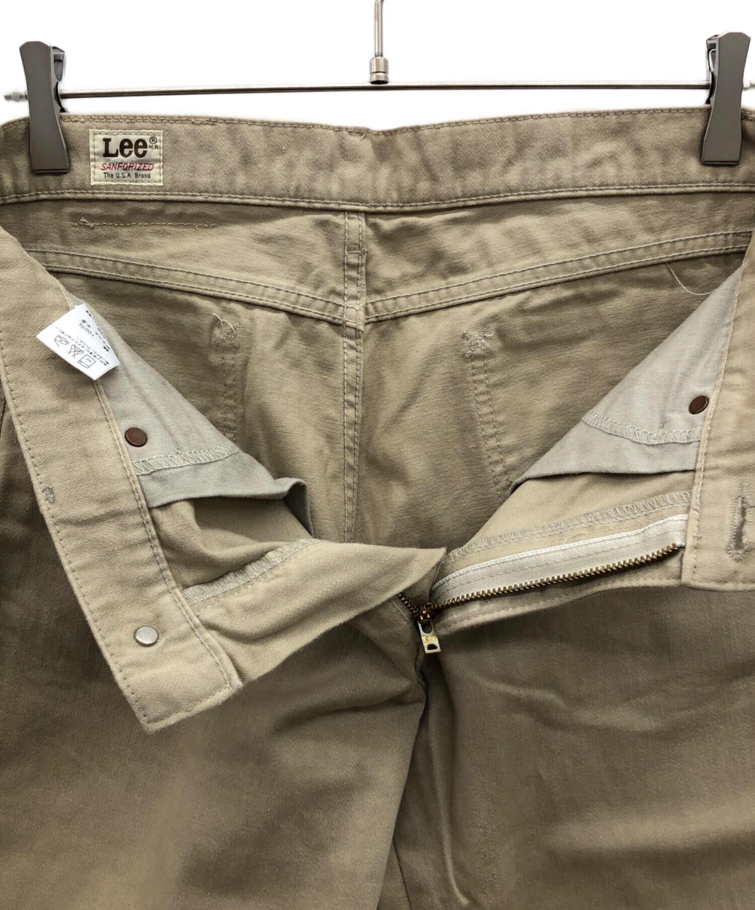 中古・古着通販】LEE (リー) 70sベルボトムパンツ ベージュ サイズ:W32 