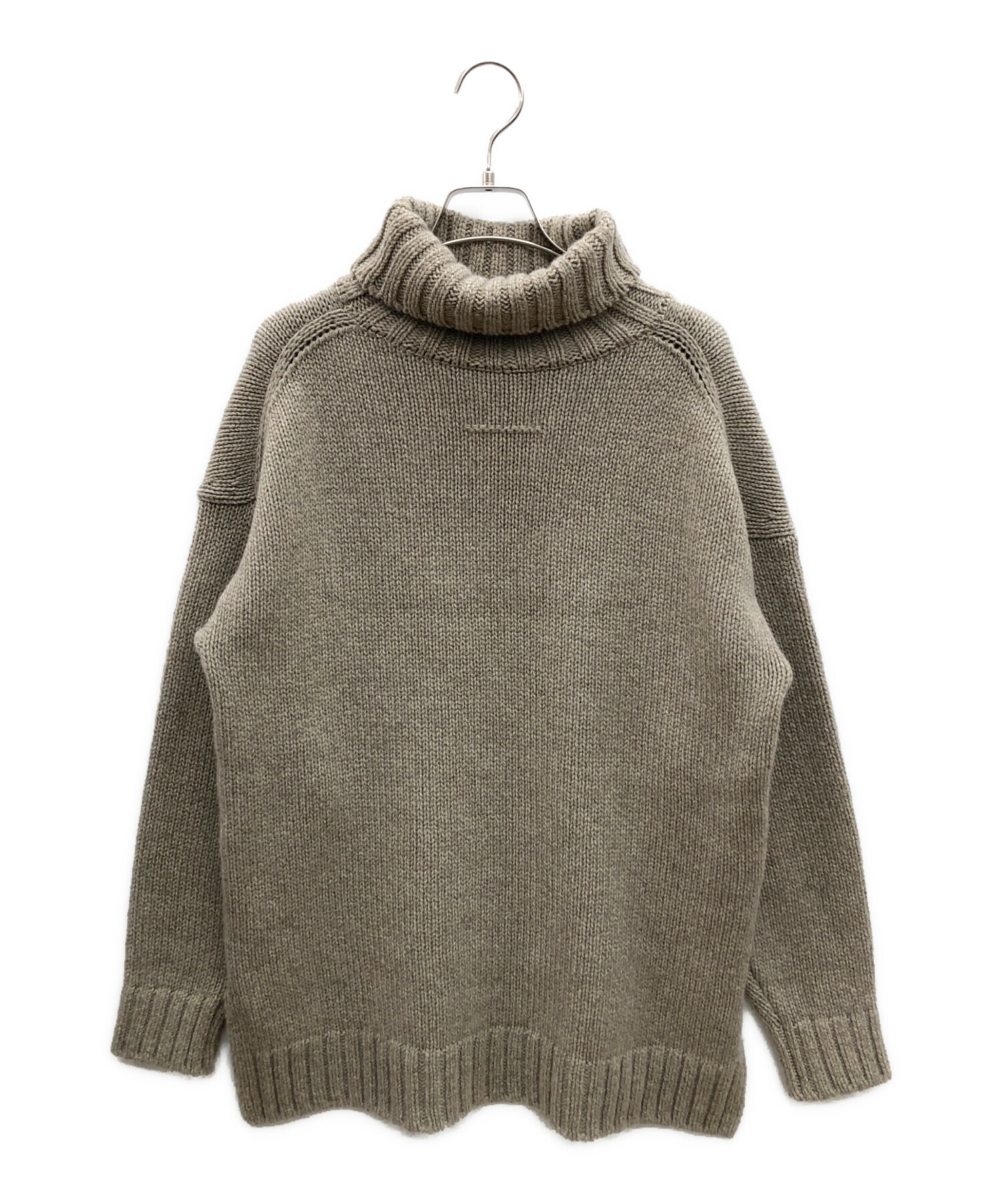 中古・古着通販】SLOANE (スローン) タートルネックニット グレージュ