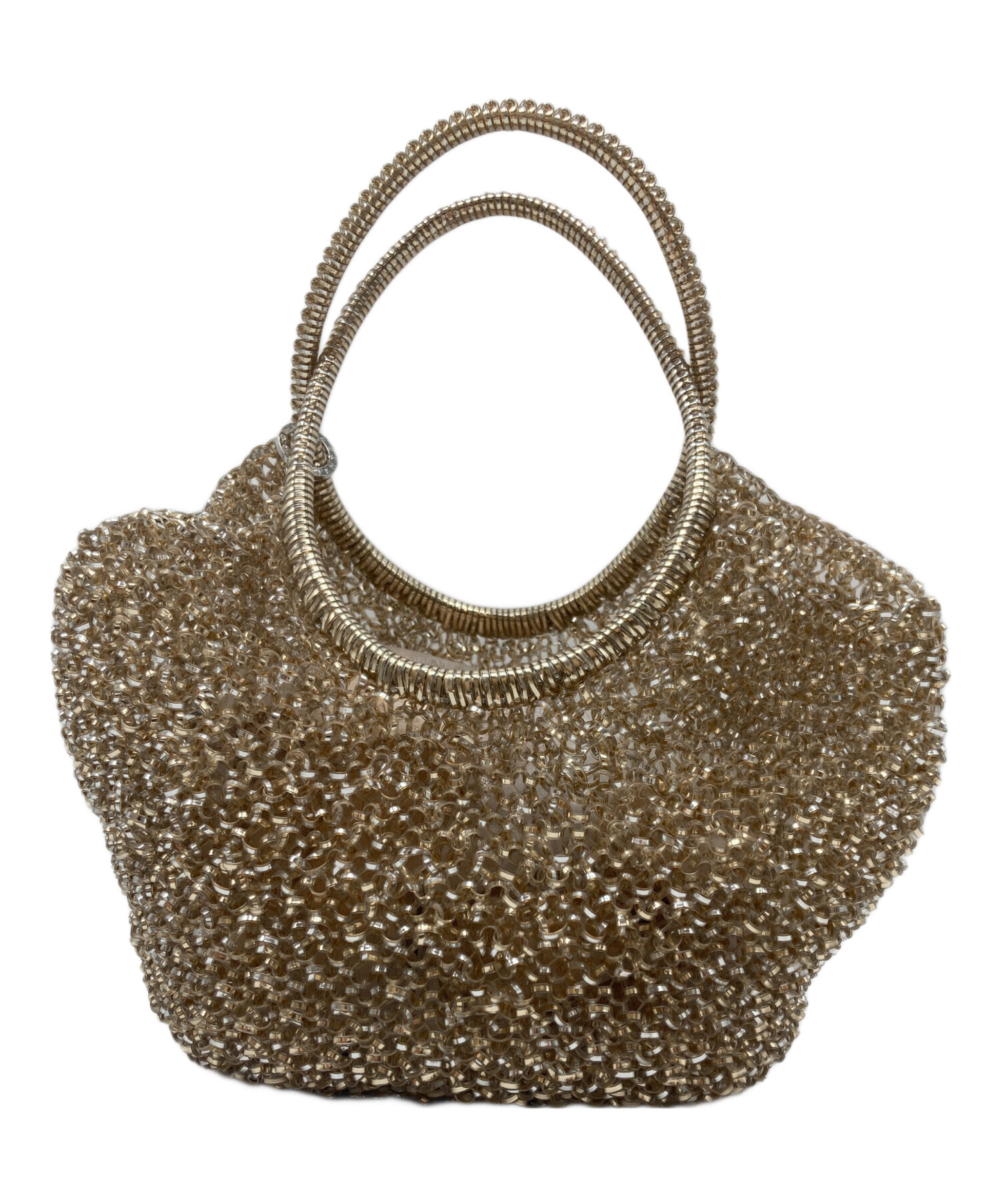 【新品未使用】ANTEPRIMA♡シャンパンゴールド 中古・古着通販】ANTEPRIMA (アンテプリマ) ワイヤーハンドバッグ