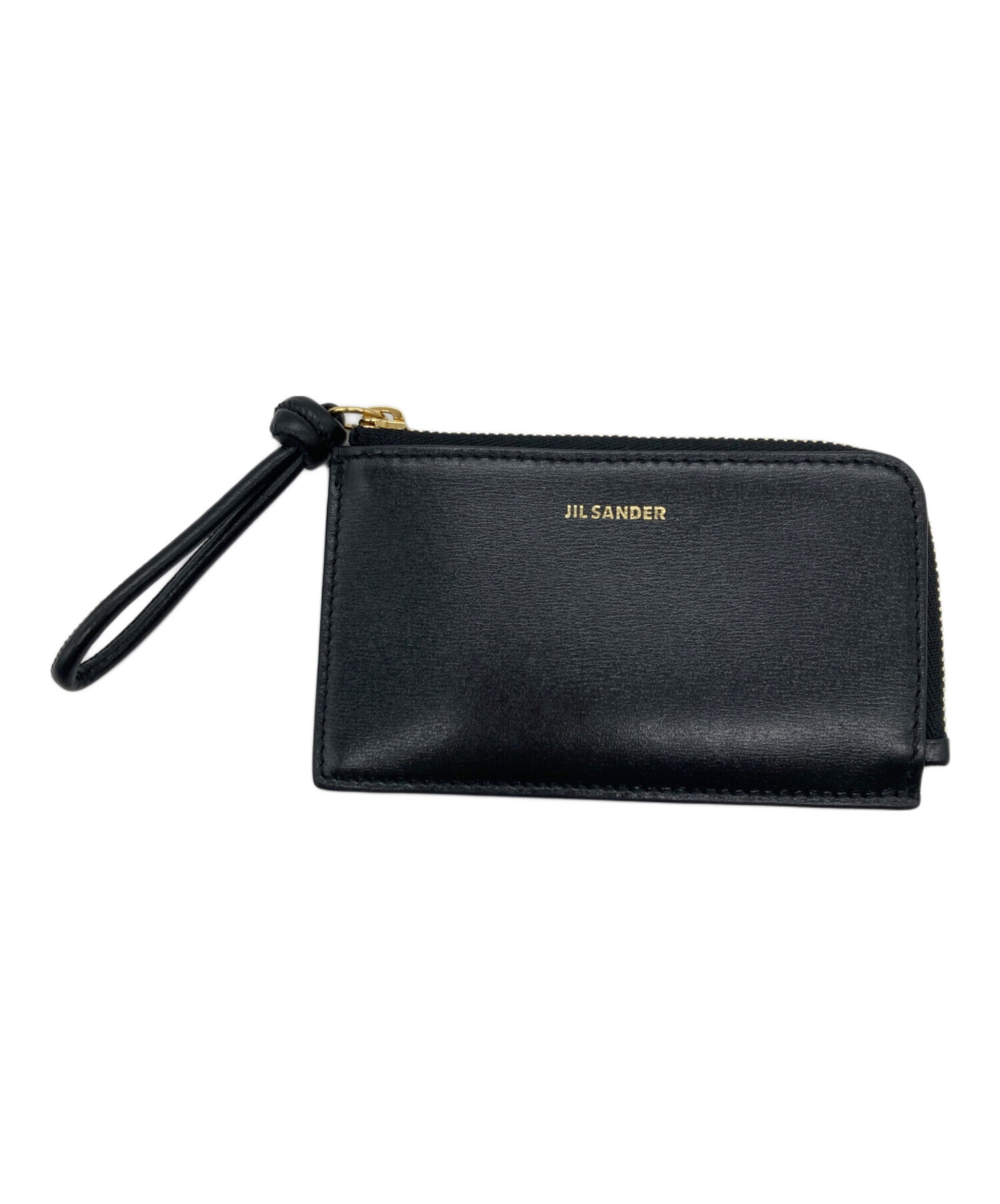 【美品】JILSANDER ジルサンダー コインケース ブラック 中古・古着通販】JIL SANDER (ジルサンダー) コインケース ブラック