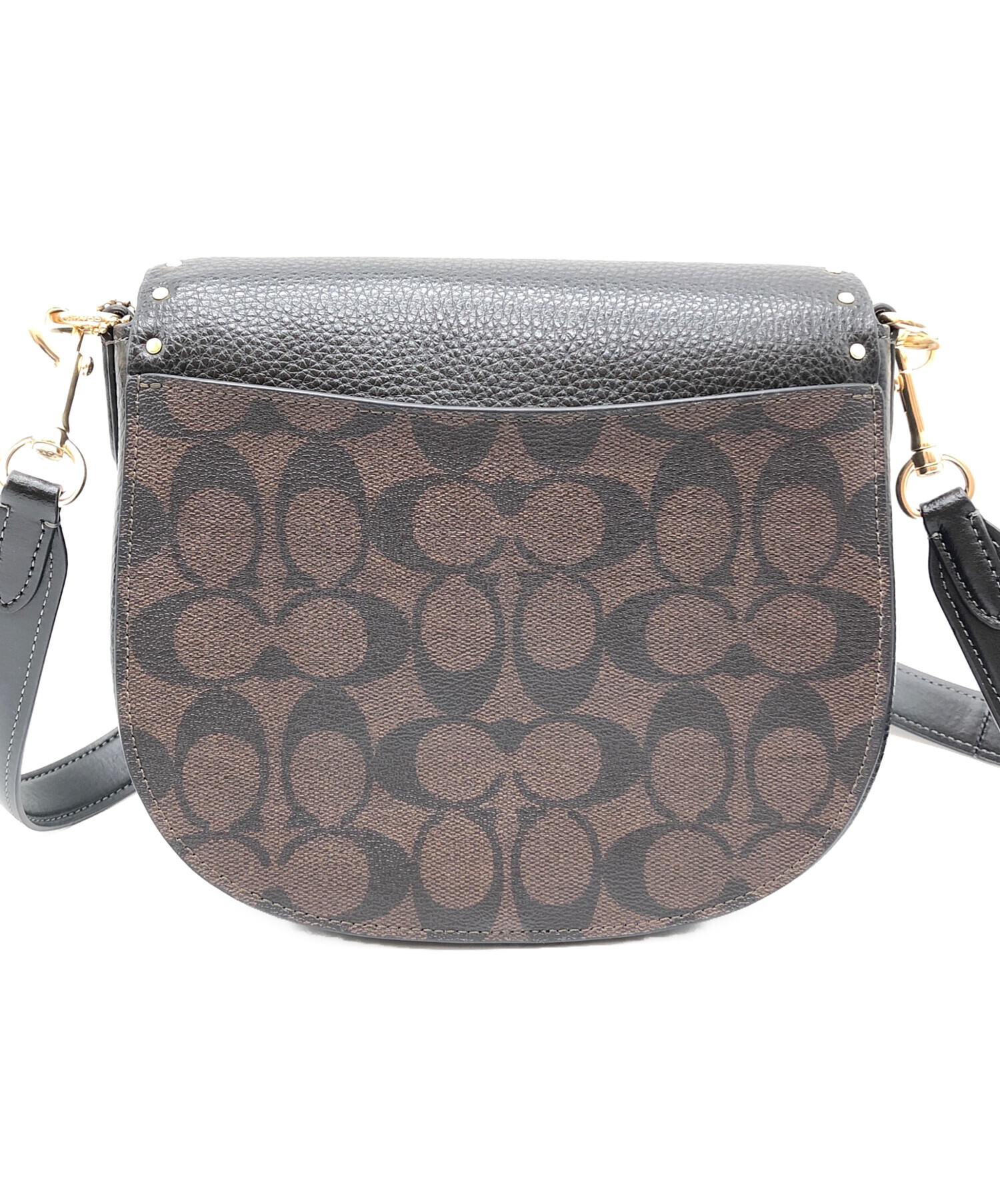COACH モーガン サドル バッグ・カラーブロック シグネチャー