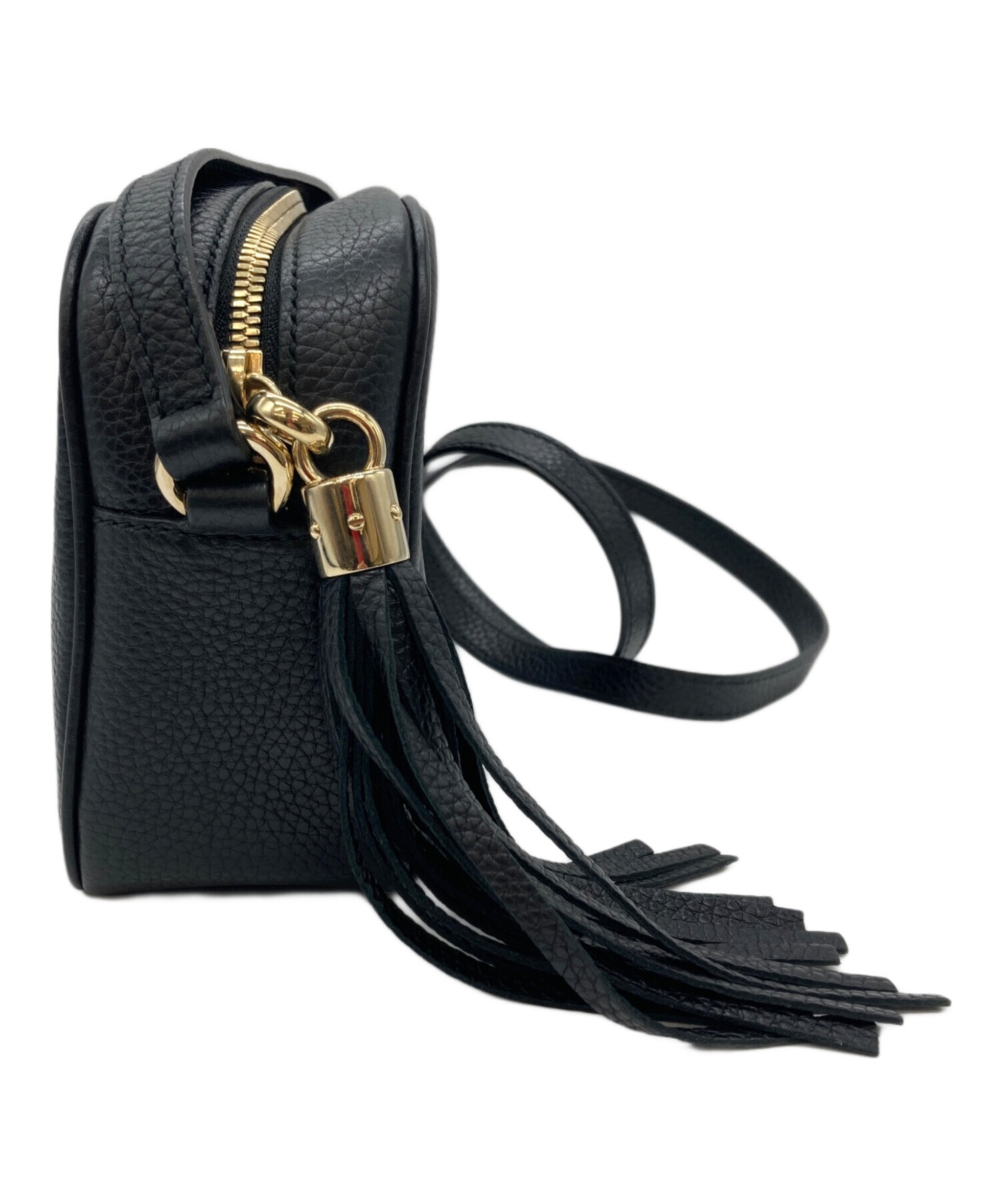 中古・古着通販】GUCCI (グッチ) ショルダーバッグ ソーホー ブラック