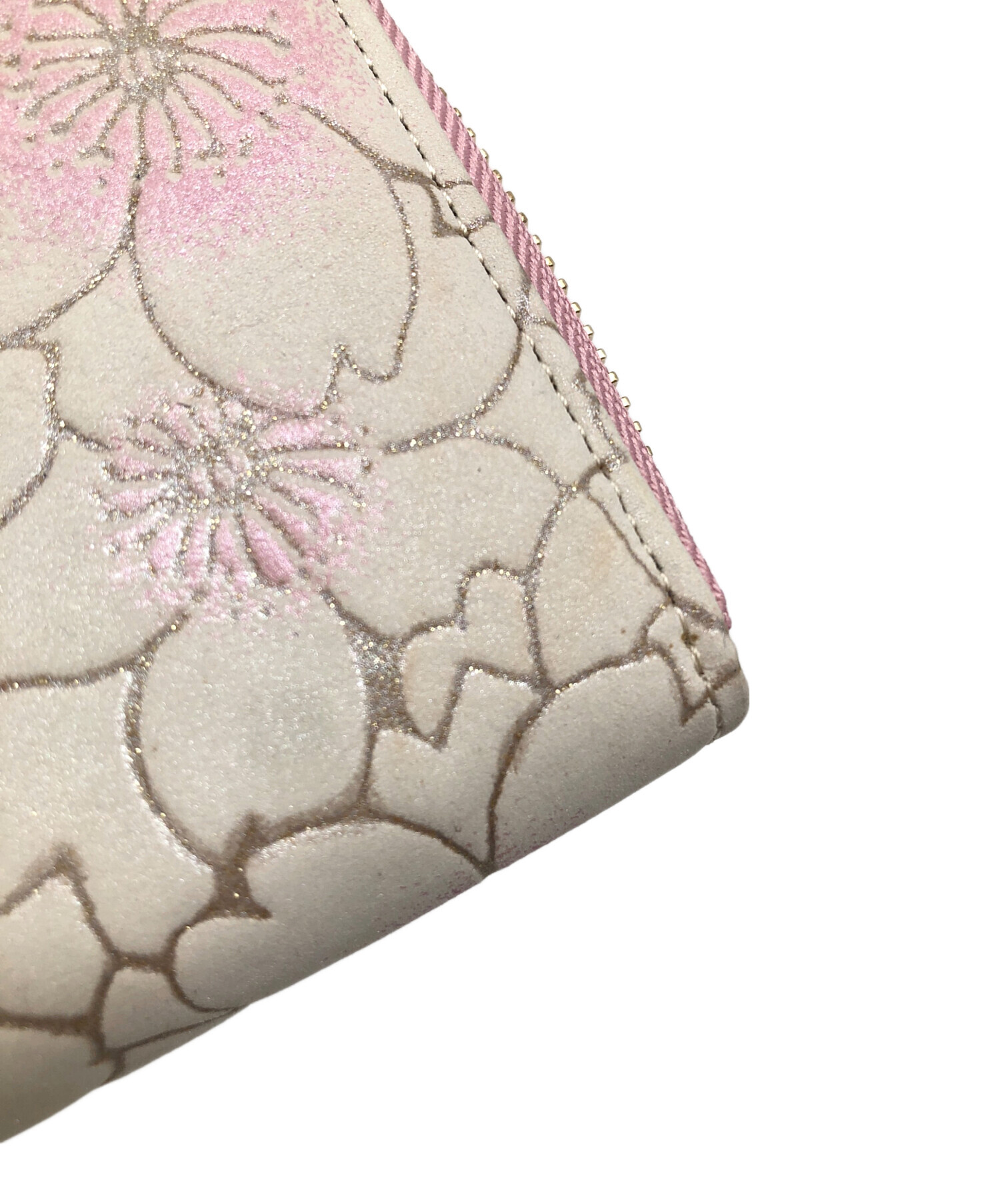 中古・古着通販】AETHER (エーテル) 長財布 ホワイト×ピンク｜ブランド