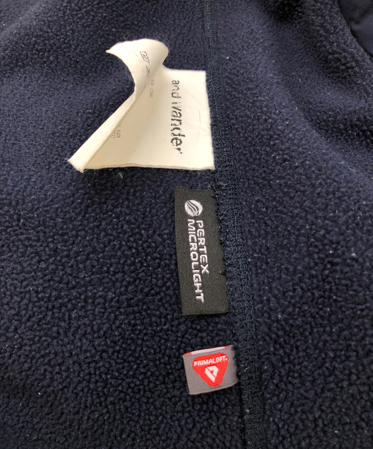 中古・古着通販】and wander (アンドワンダー) フリースジャケット