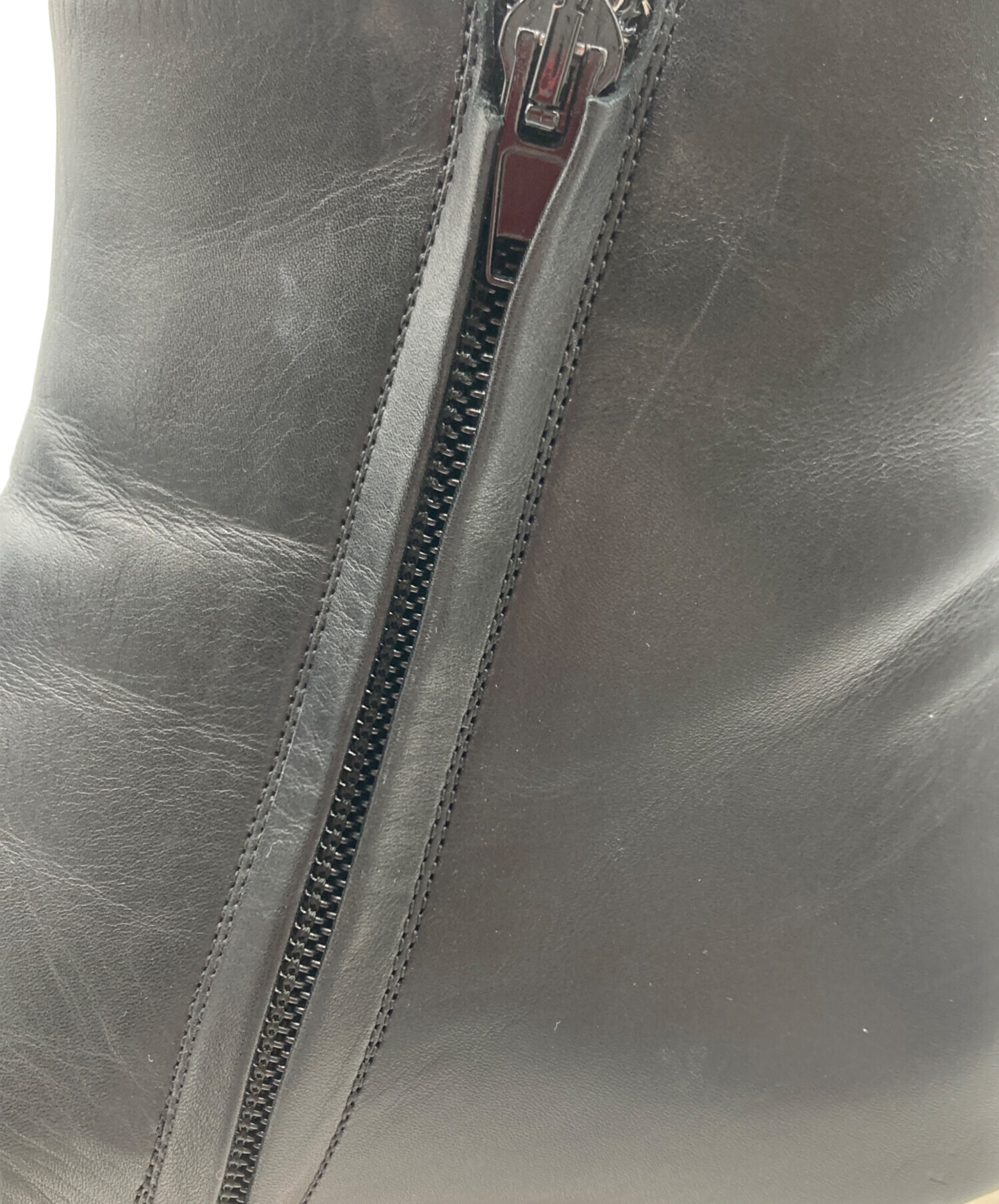 CELINE メタルヒールブーツ サイズ36 中古・古着通販】CELINE (セリーヌ) メタルヒールショートブーツ