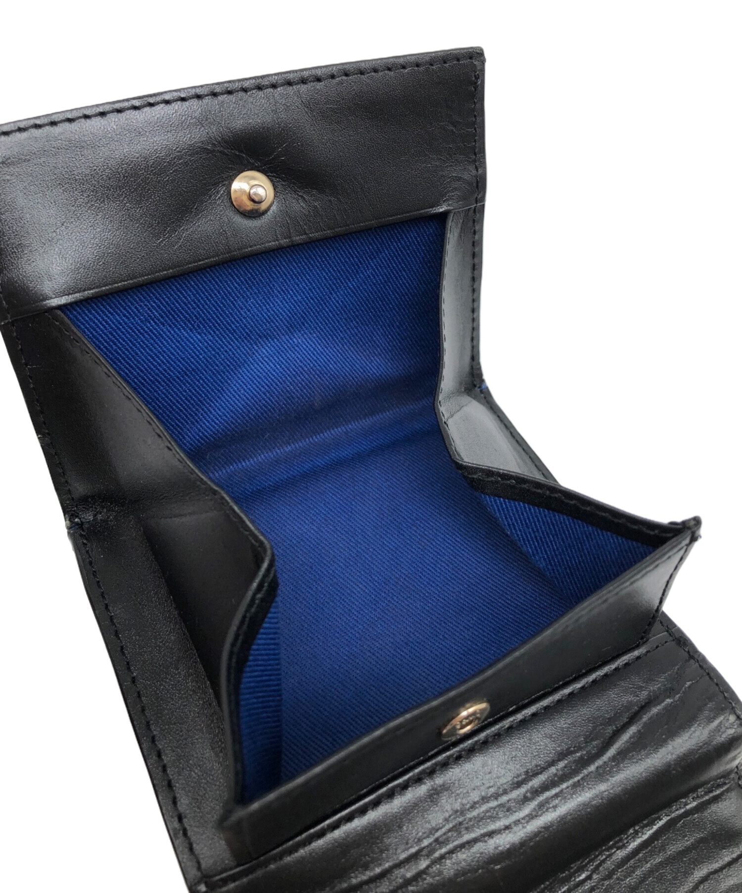 中古・古着通販】PAUL SMITH (ポールスミス) 2つ折り財布 ブラック