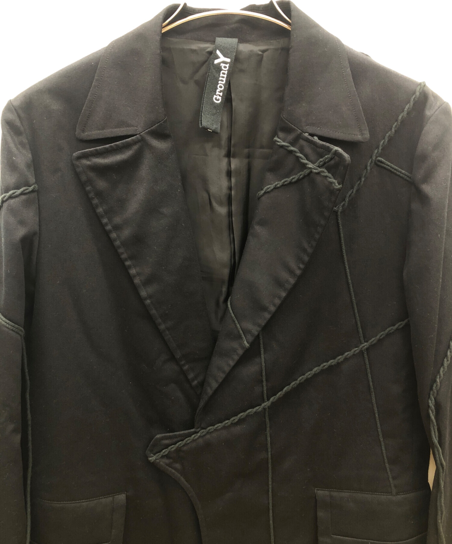 中古・古着通販】GROUND Y (グラウンドワイ) ロープデザインコート 
