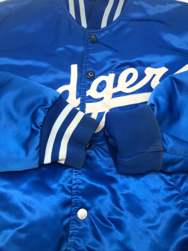 中古・古着通販】Dodgers (ドジャース) 90sスタジャン 古着 ブルー