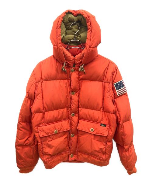 ラルフローレン オレンジ フード付きダウンジャケット XSサイズ　新品タグ付 中古・古着通販】POLO RALPH LAUREN (ポロ・ラルフローレン) ダウン